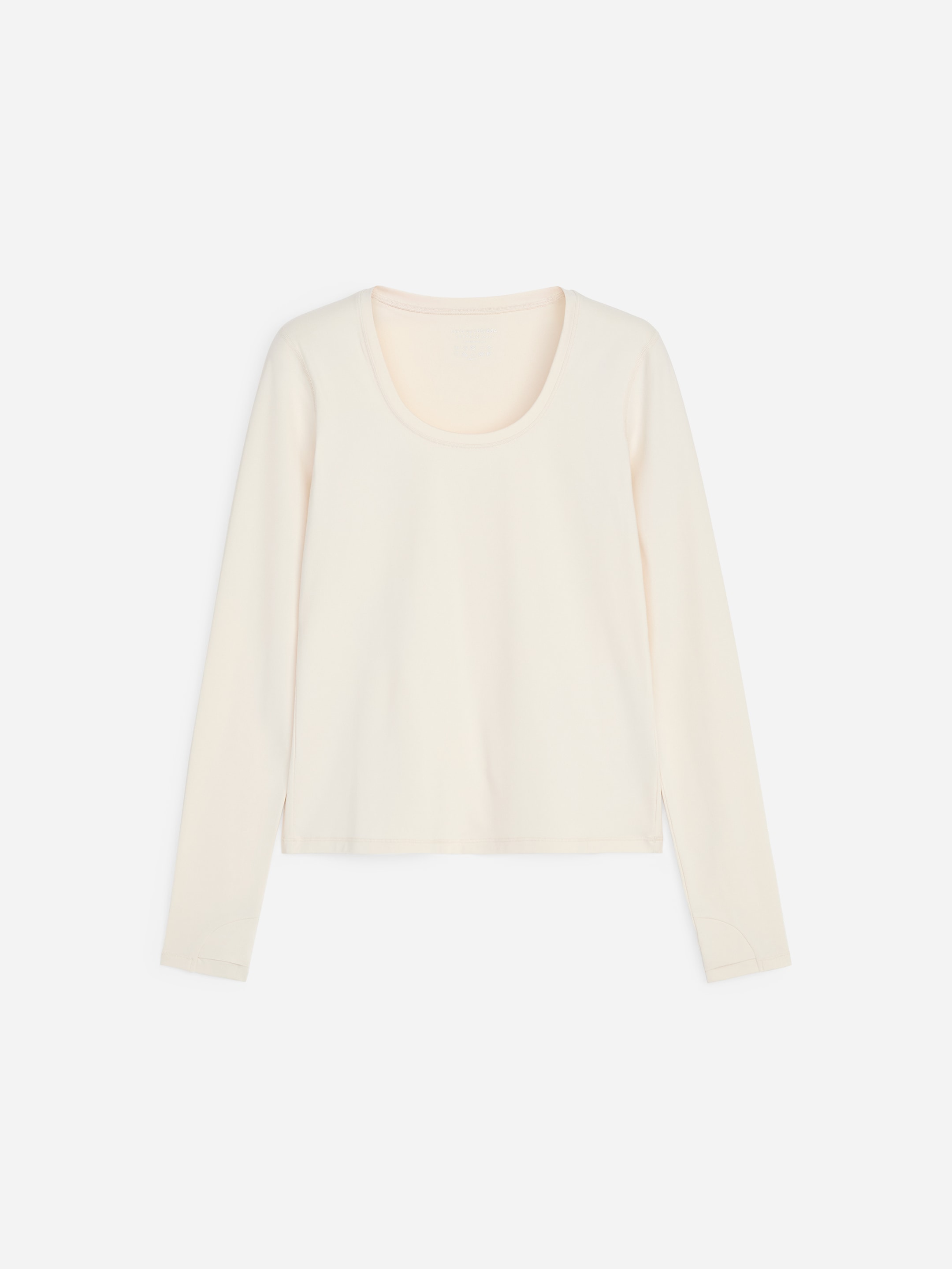 Soft Active Top - Off-white - Slim fit - women - StillMedia/DescriptiveStillLife - 1