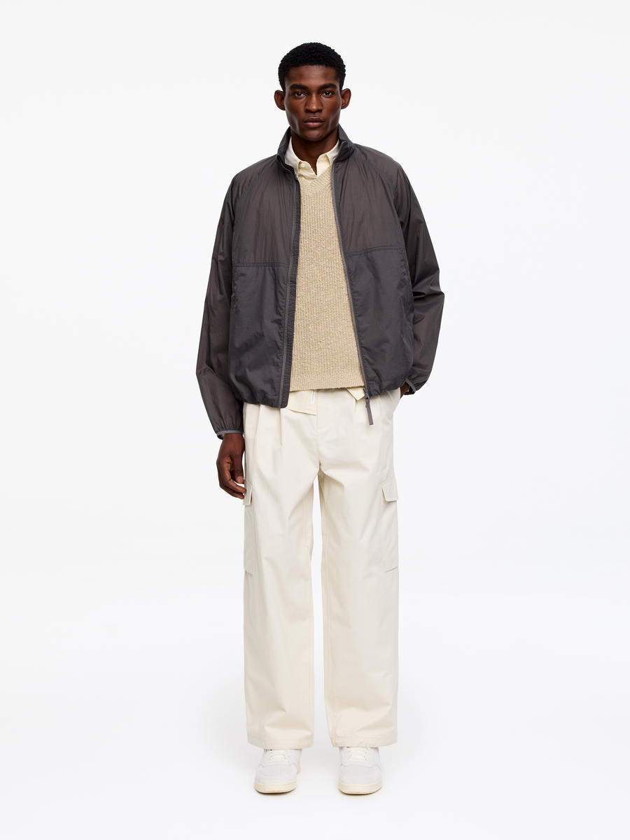 ARKET Men's  Loose-Fit Cargo Trousers White,  size 54