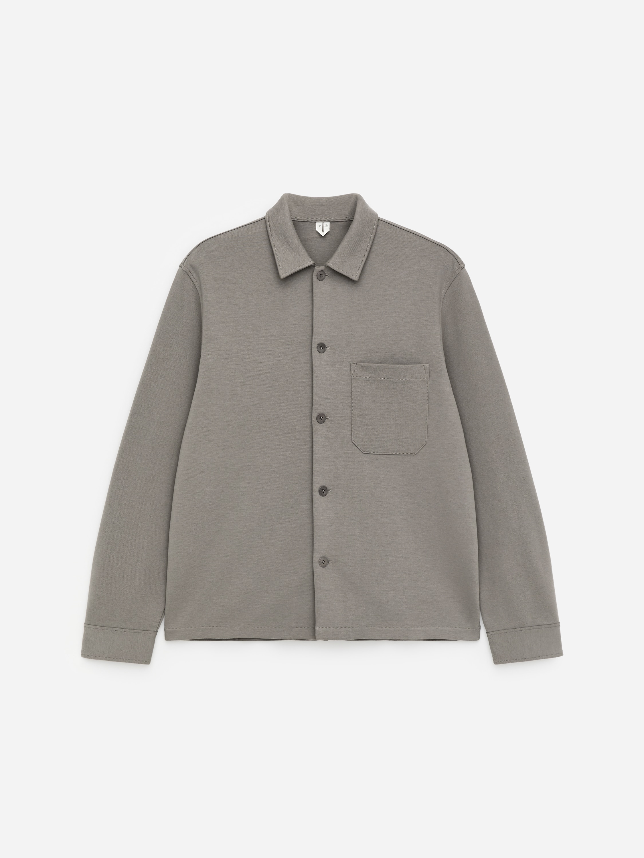 Overshirt in jersey - Talpa/Blu scuro