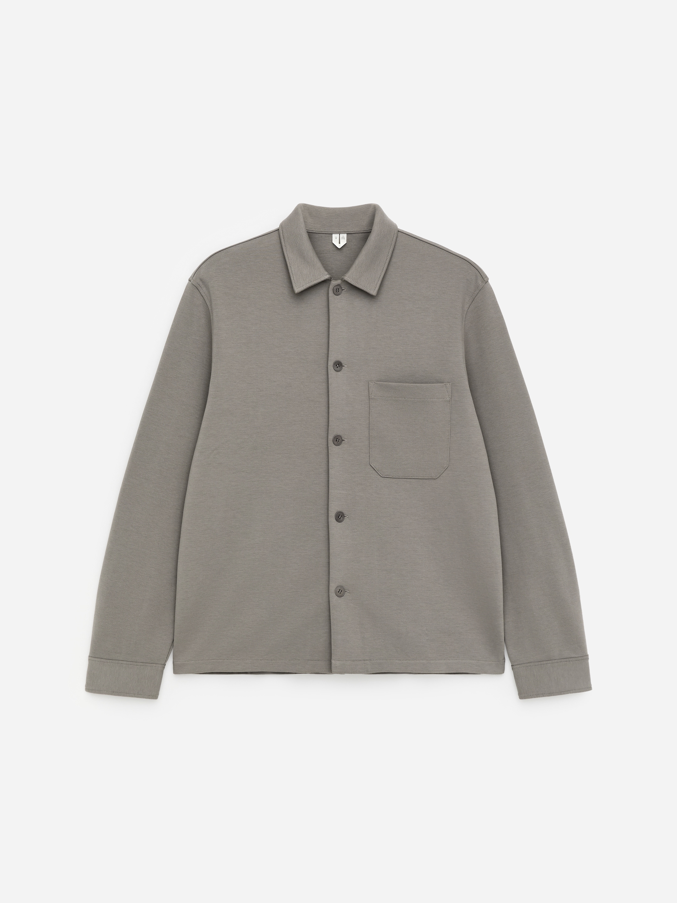 Jersey Overshirt-Grey-17999