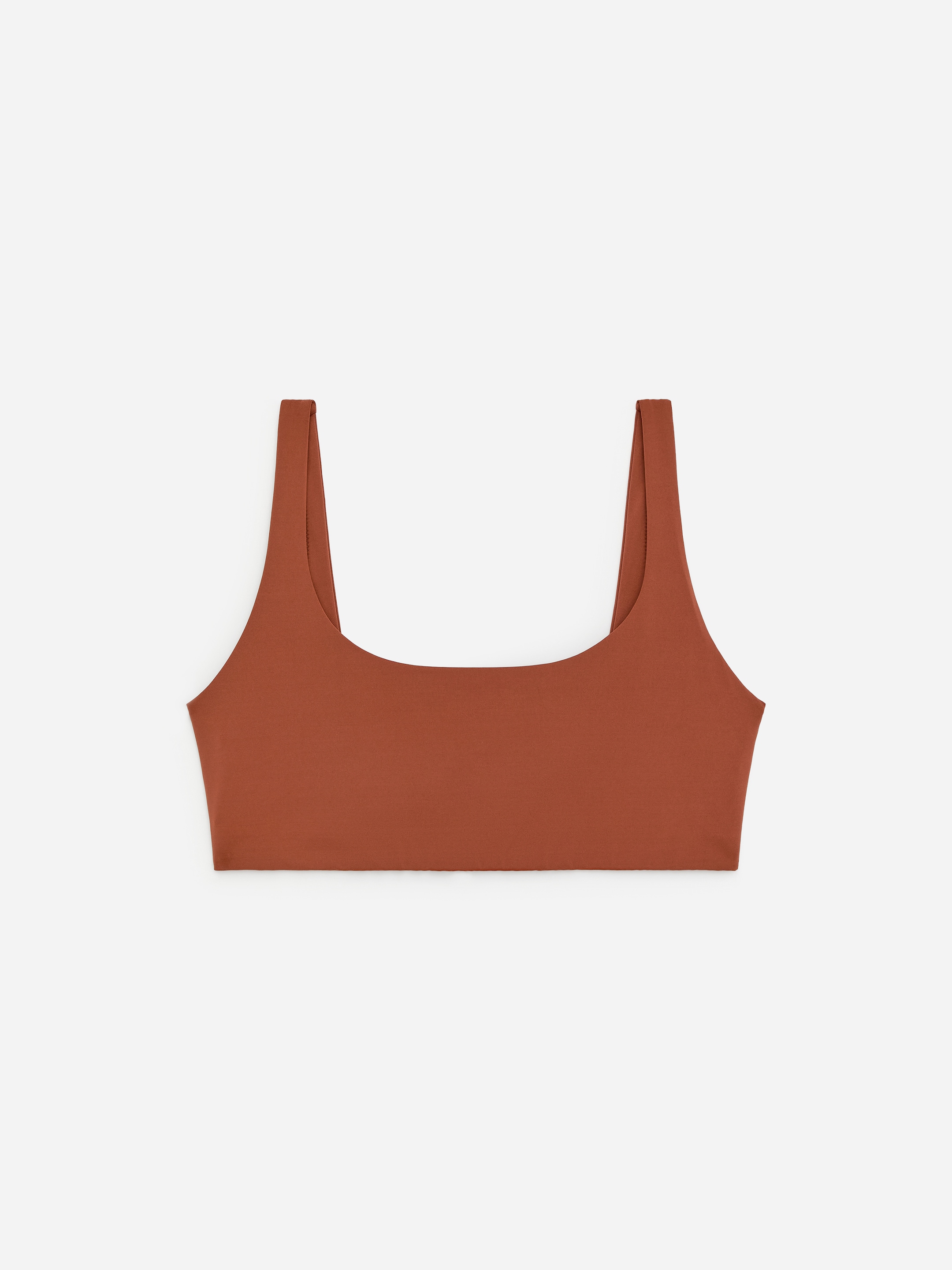 Sporty Bikini Top-#733F1E-18774