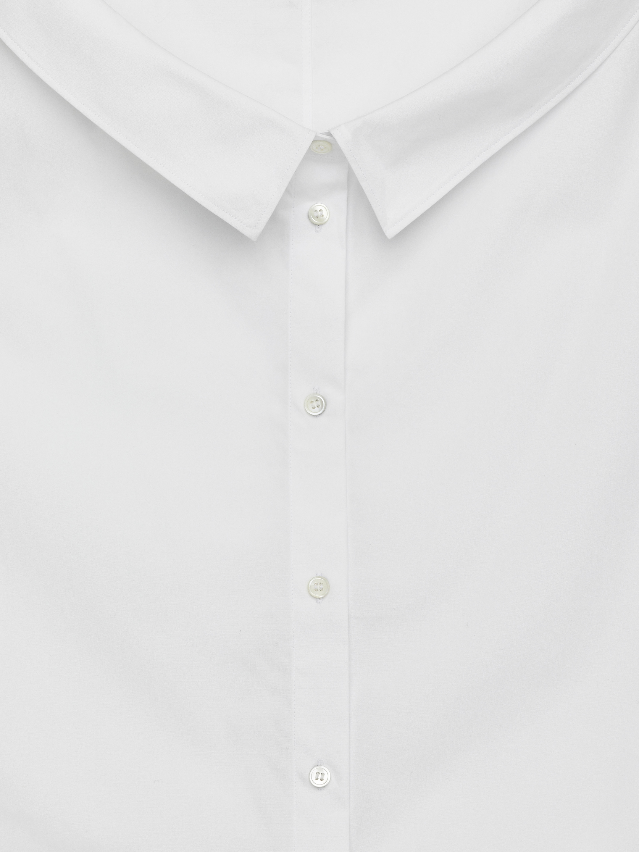Open-Neck Blouse - White - Regular fit - Women - StillMedia/DescriptiveStillLife - 2