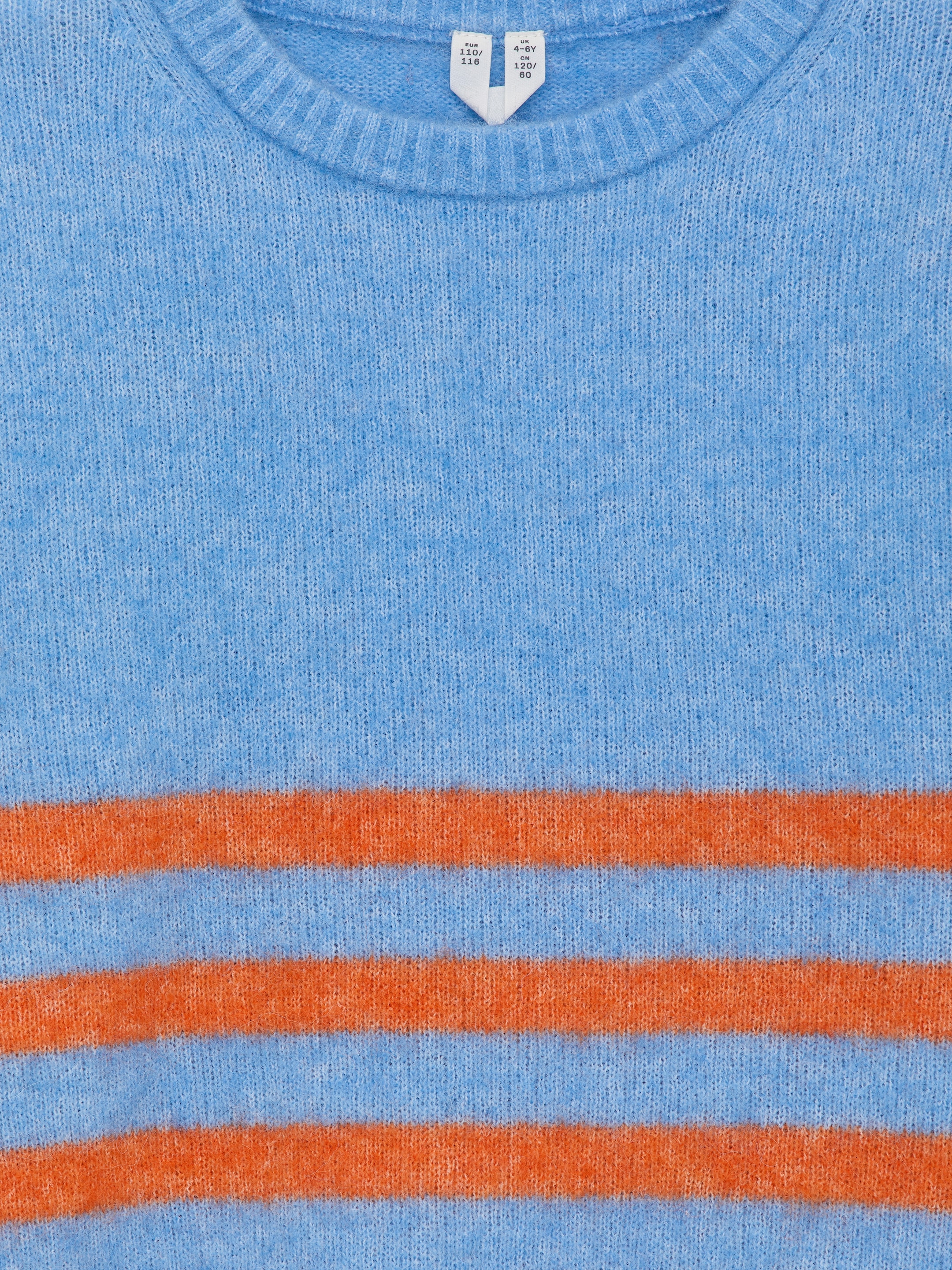 Alpaca-Wool Blend Jumper - Blue/Rust - Relaxed fit - children - StillMedia/DescriptiveDetail - 3
