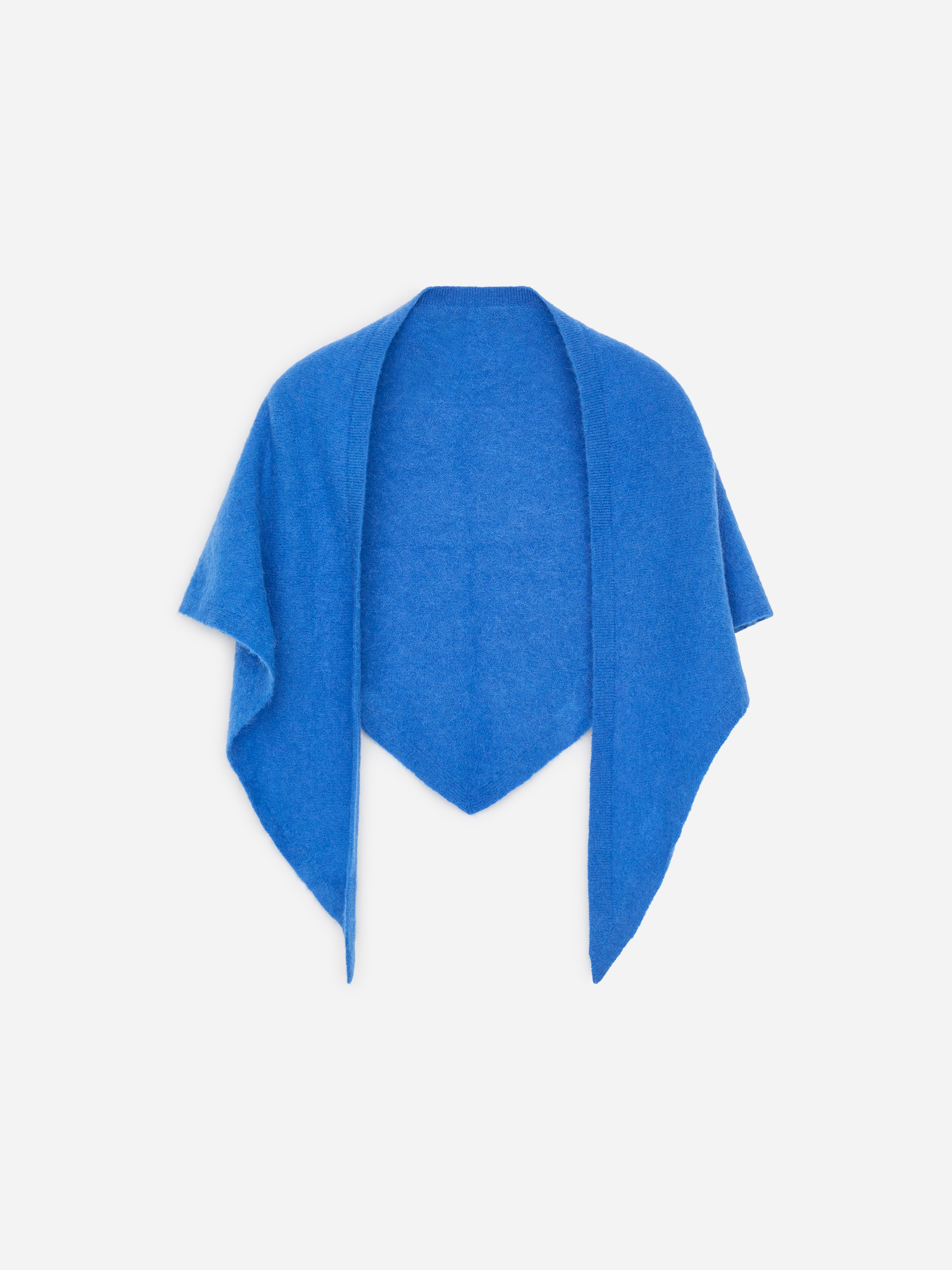 Sjaal van een alpacawolmix - Blauw/Bruin