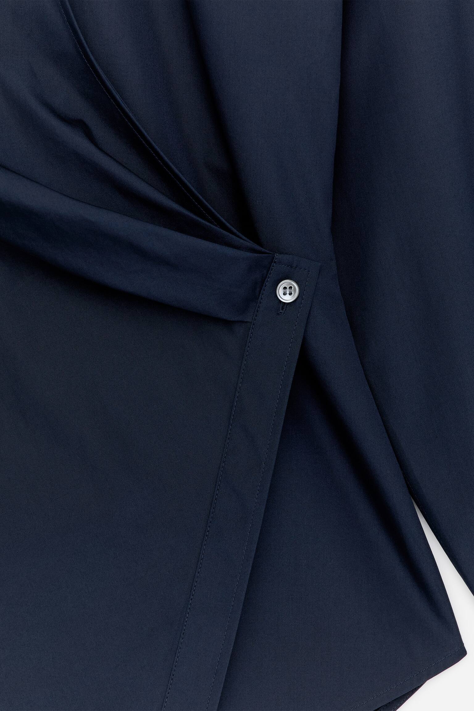 Omlottskjorta - Mörkblå - 3