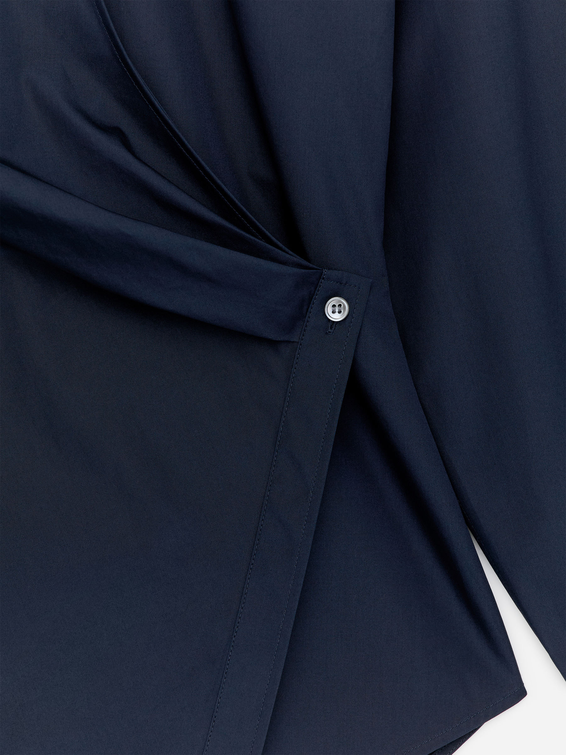 Omlottskjorta - Mörkblå - Slim fit - Women - StillMedia/DescriptiveDetail - 1