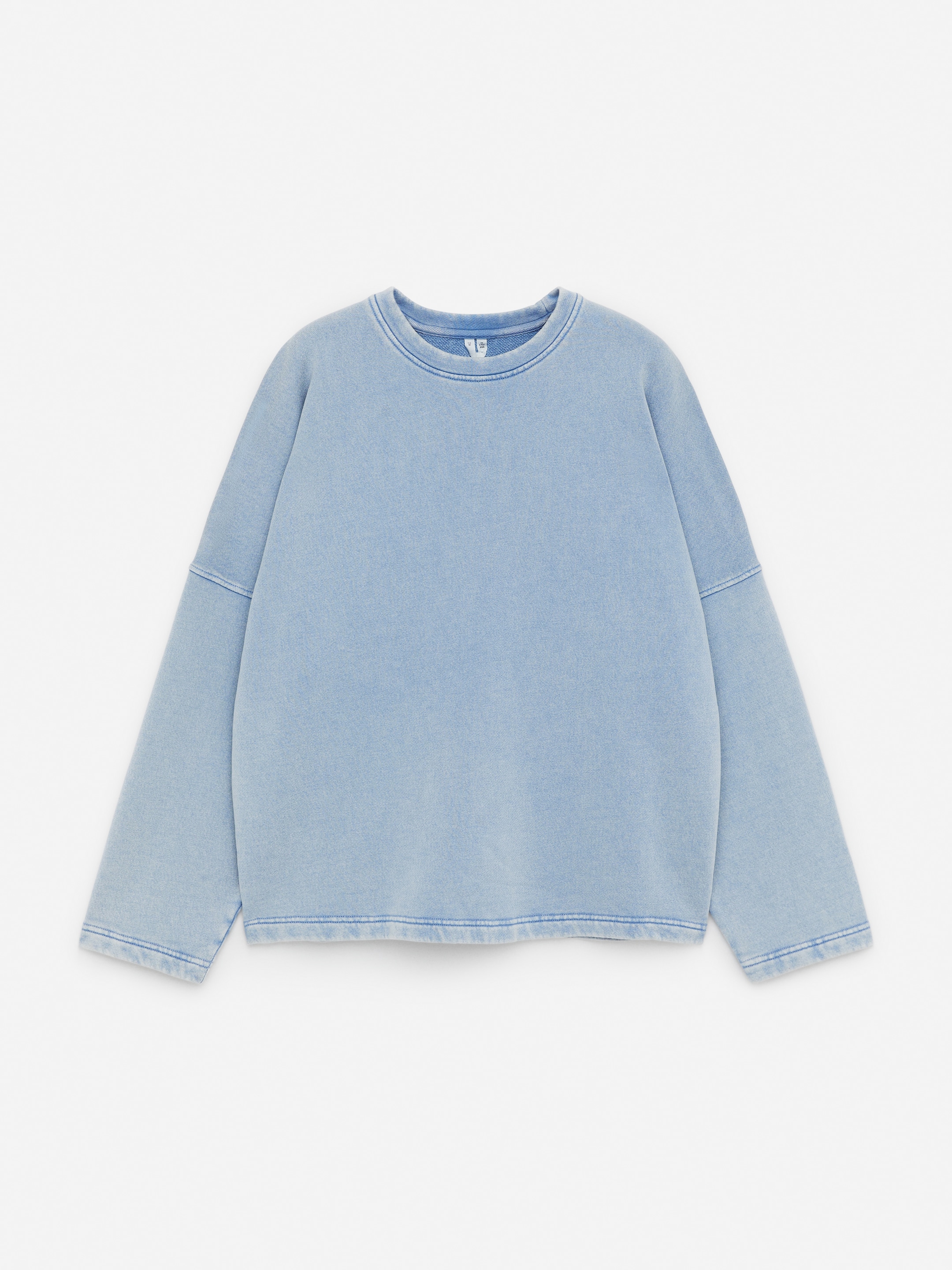 Gewaschenes Sweatshirt-#8898AC-14344