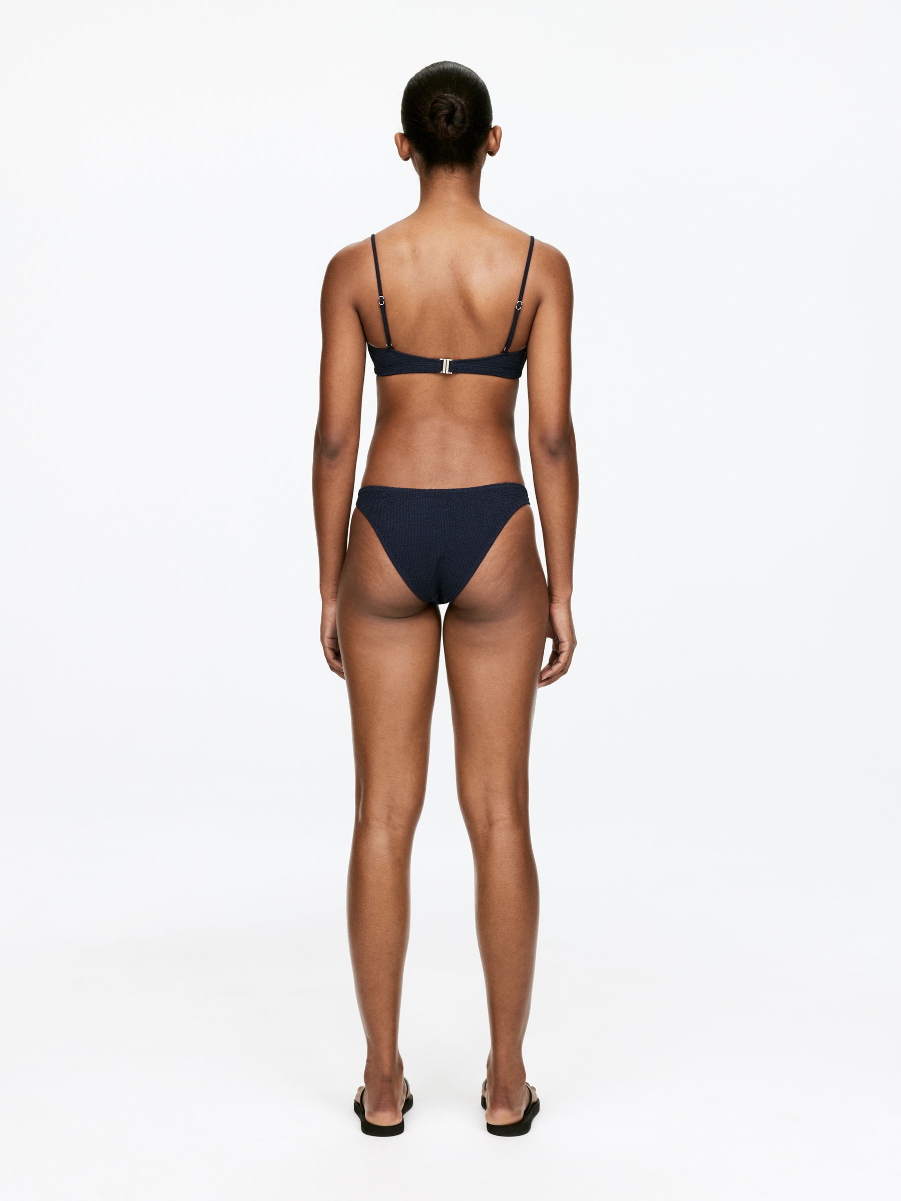Mid Waist Bikini Briefs - Dark Blue - Women - StillMedia/Lookbook - 6
