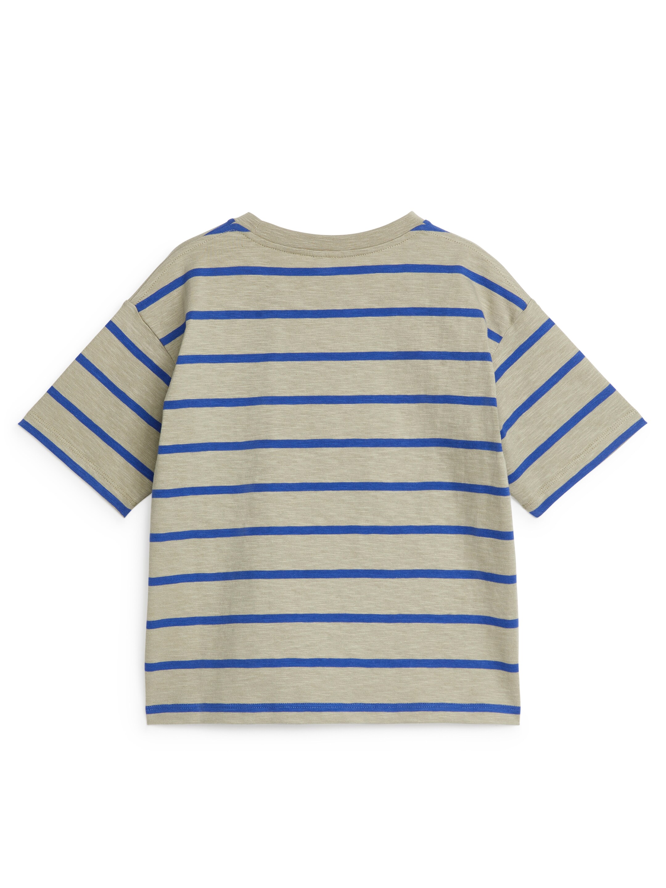 Näytä suurempi kuva: Slub-neulottu T-paita - Khaki/sininen - Kids | H&M FI 2