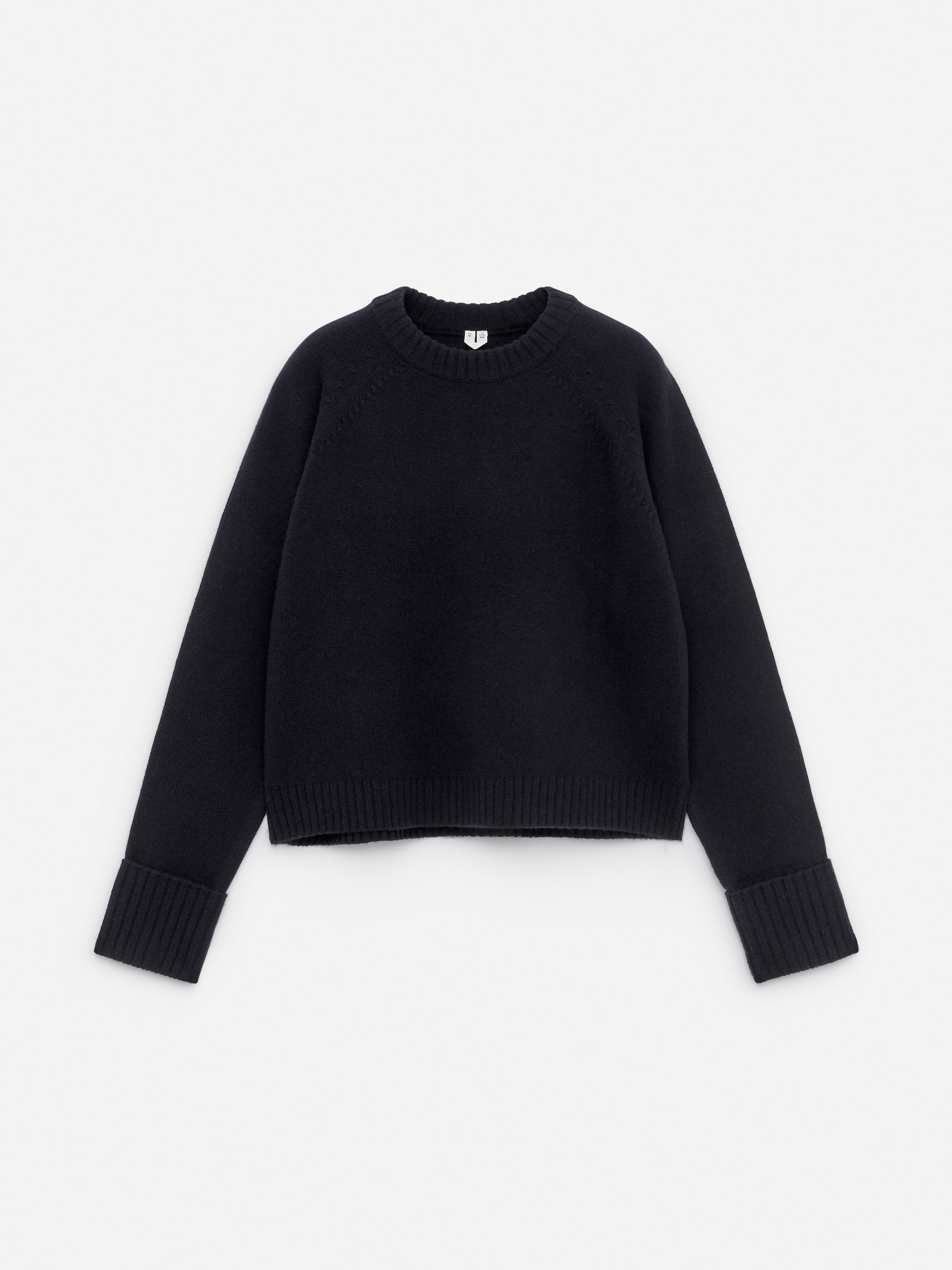 Tröja i ren ull - Mörkblå - Regular fit - Women - StillMedia/DescriptiveStillLife - 1