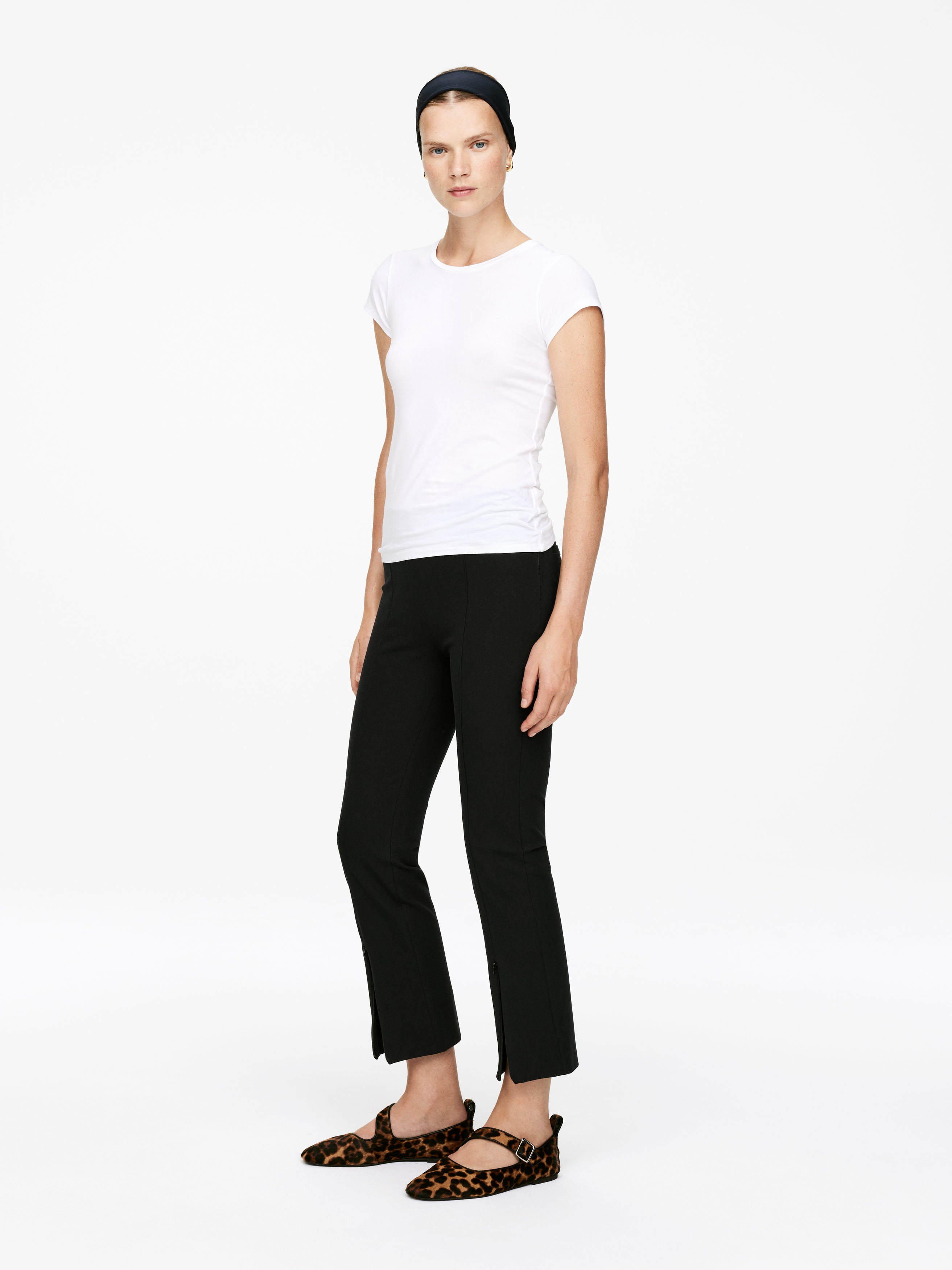 Slim-Fit Trousers - Black - Slim fit - Women - StillMedia/Lookbook - 3