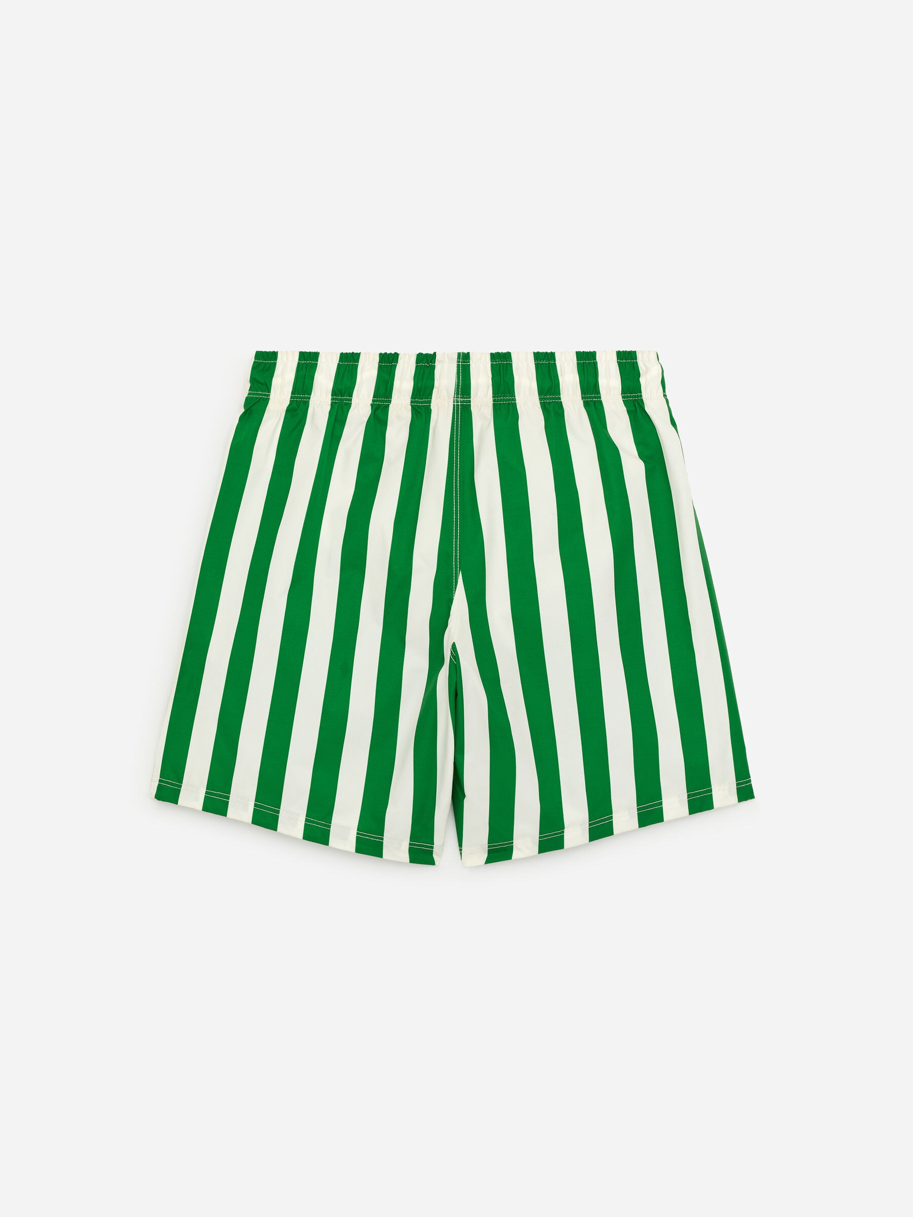 Långa badshorts - Grön/vit - Children - StillMedia/DescriptiveStillLife - 1