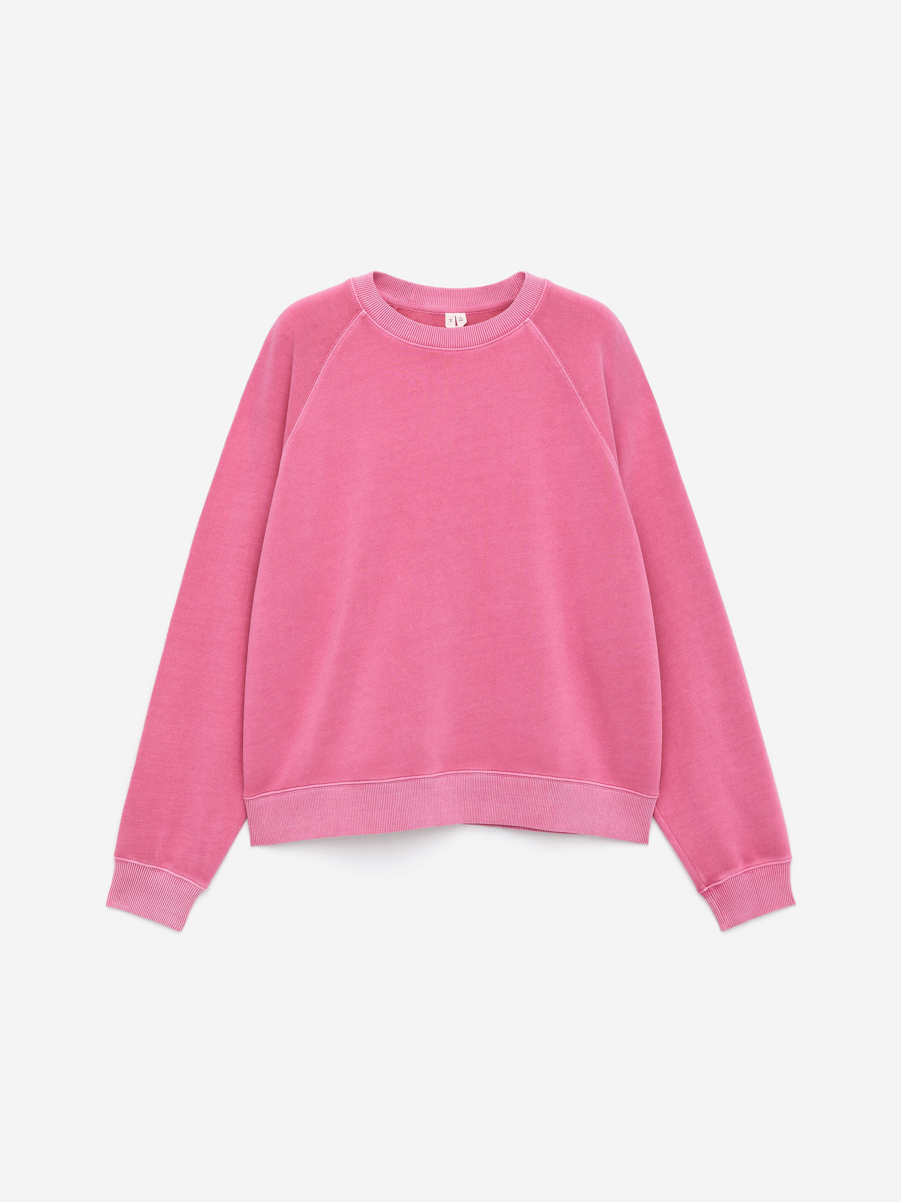 Terry Sweatshirt - Pink - Regular fit - Women - StillMedia/DescriptiveStillLife - 1