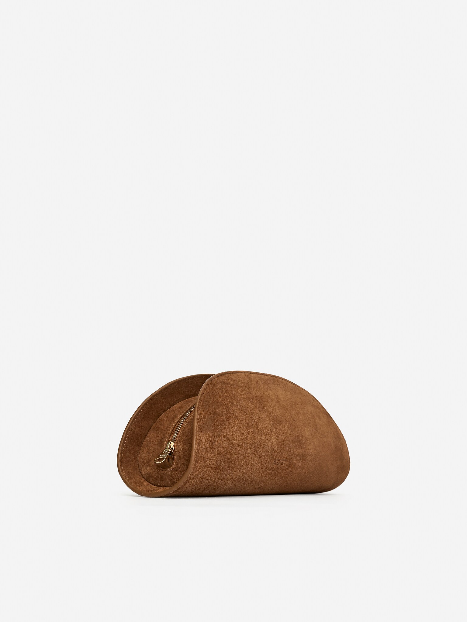 Bolso bandolera/de mano de ante - Marrón