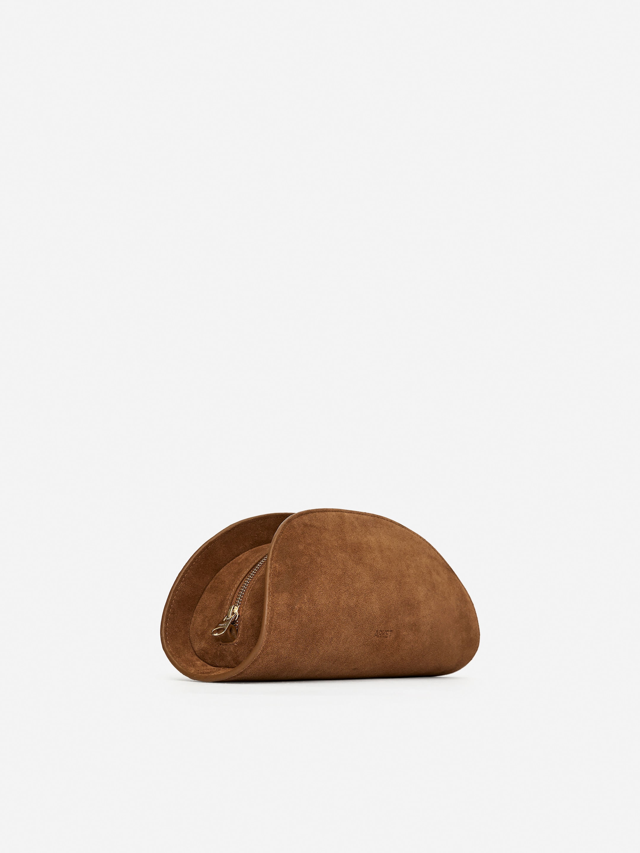 Pochette/sac bandoulière en cuir suédé - Marron - Femme - StillMedia/DescriptiveStillLife - 1