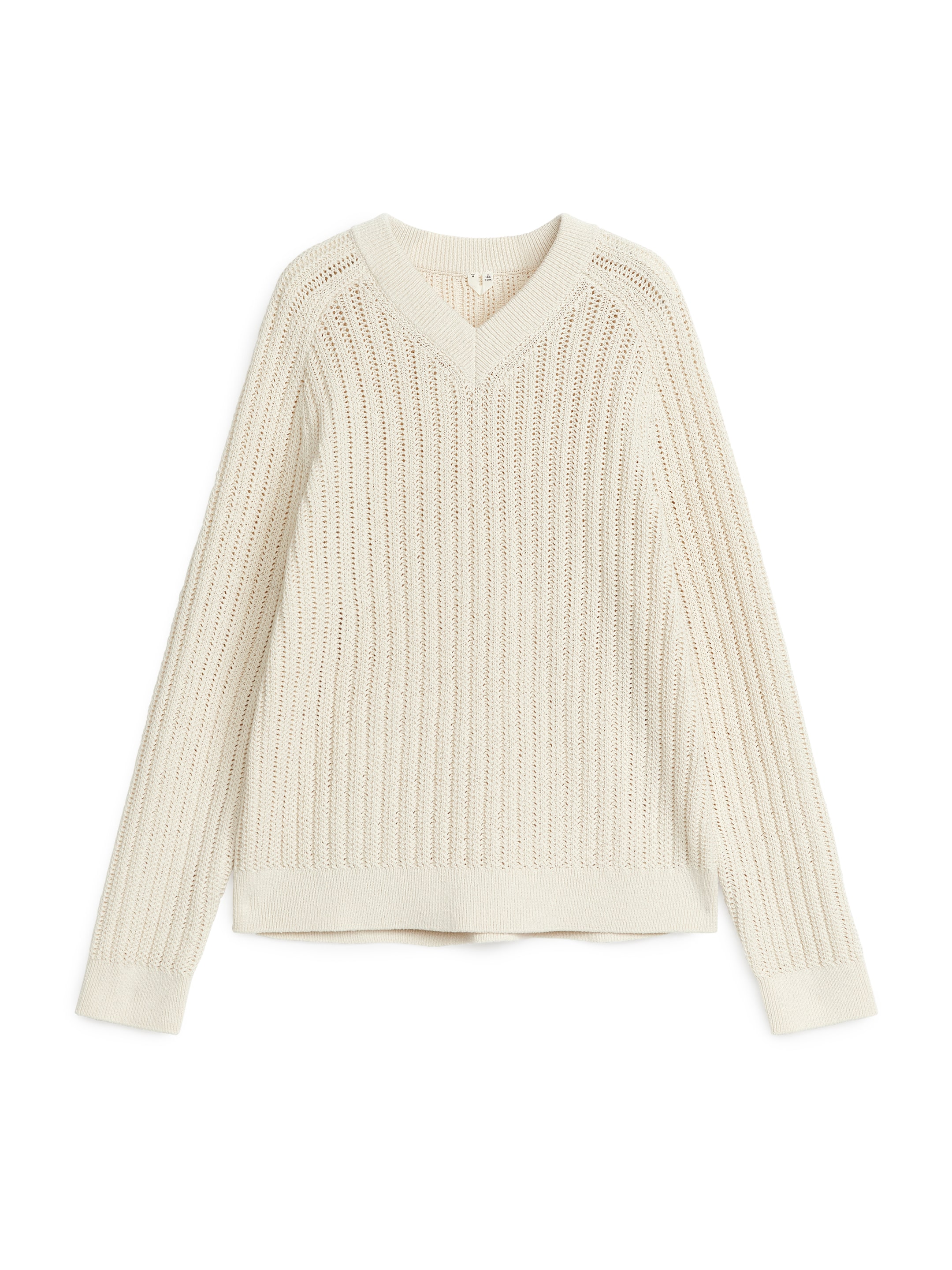 Heavy-Knit Jumper - Off White - Relaxed fit - Men - StillMedia/DescriptiveStillLife - 1