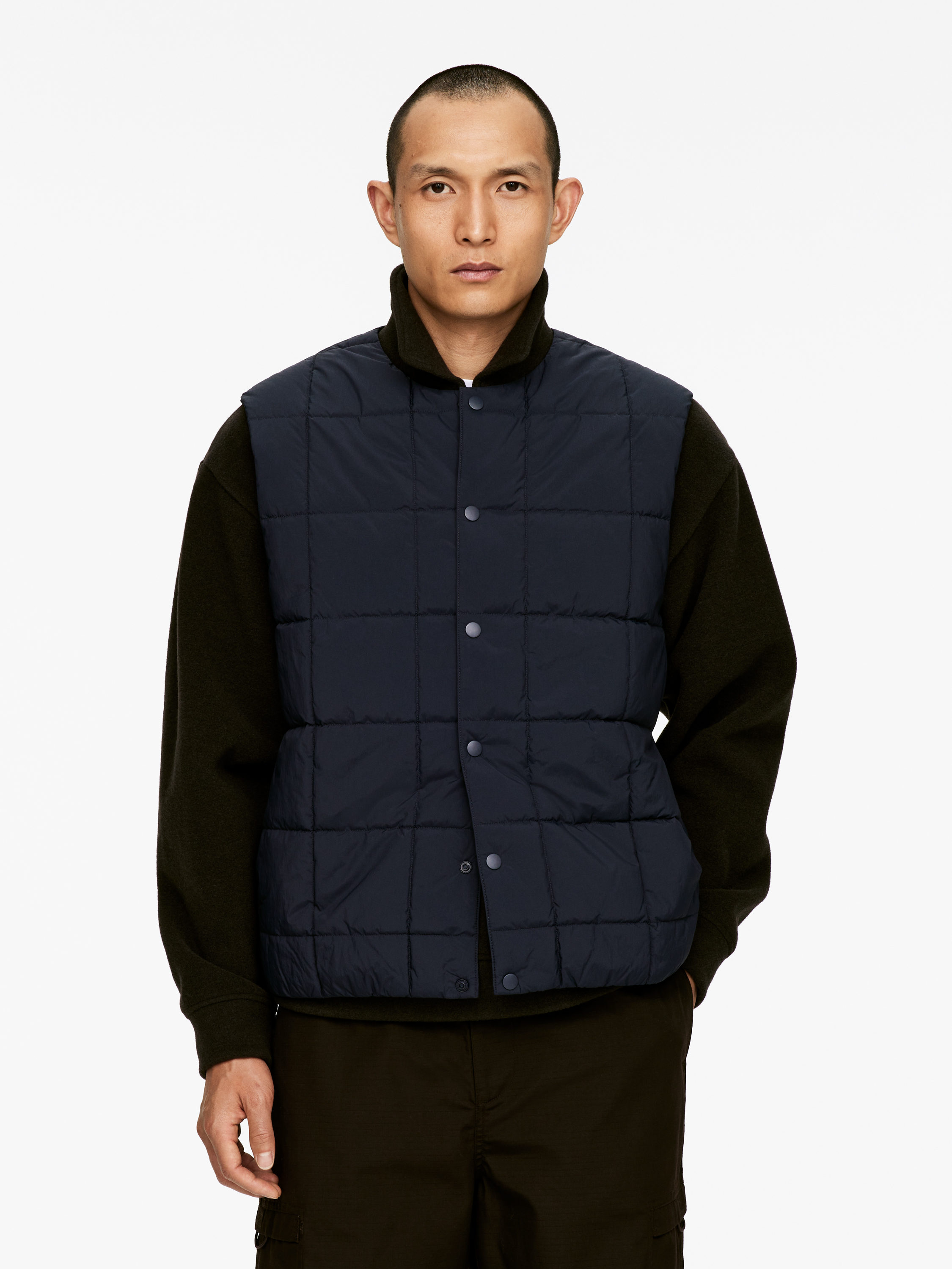 Quilted Vest - Dark Blue - Regular fit - Men - StillMedia/Lookbook - 6