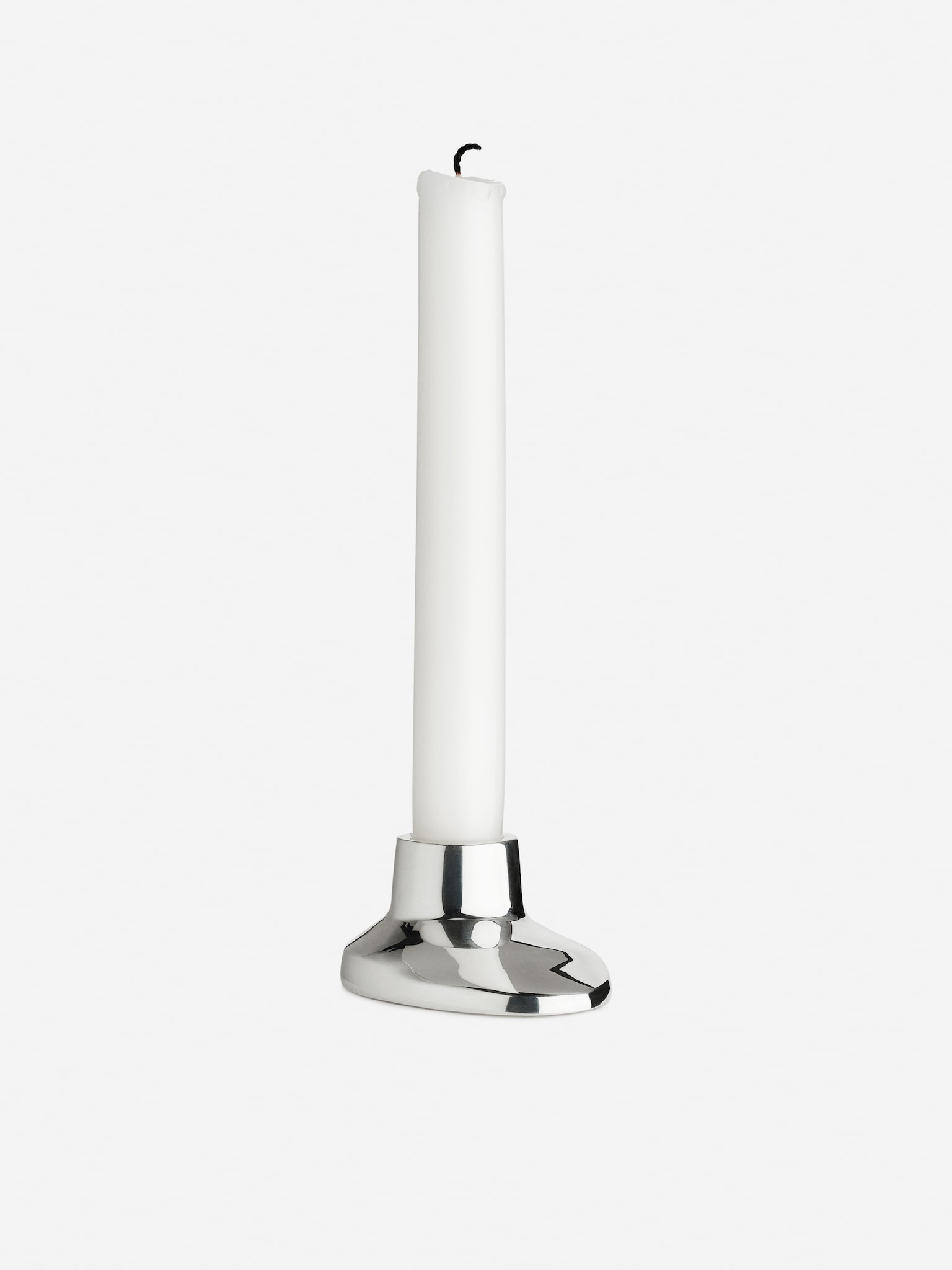 Silver-Plated Candle Holder - Silver - 2
