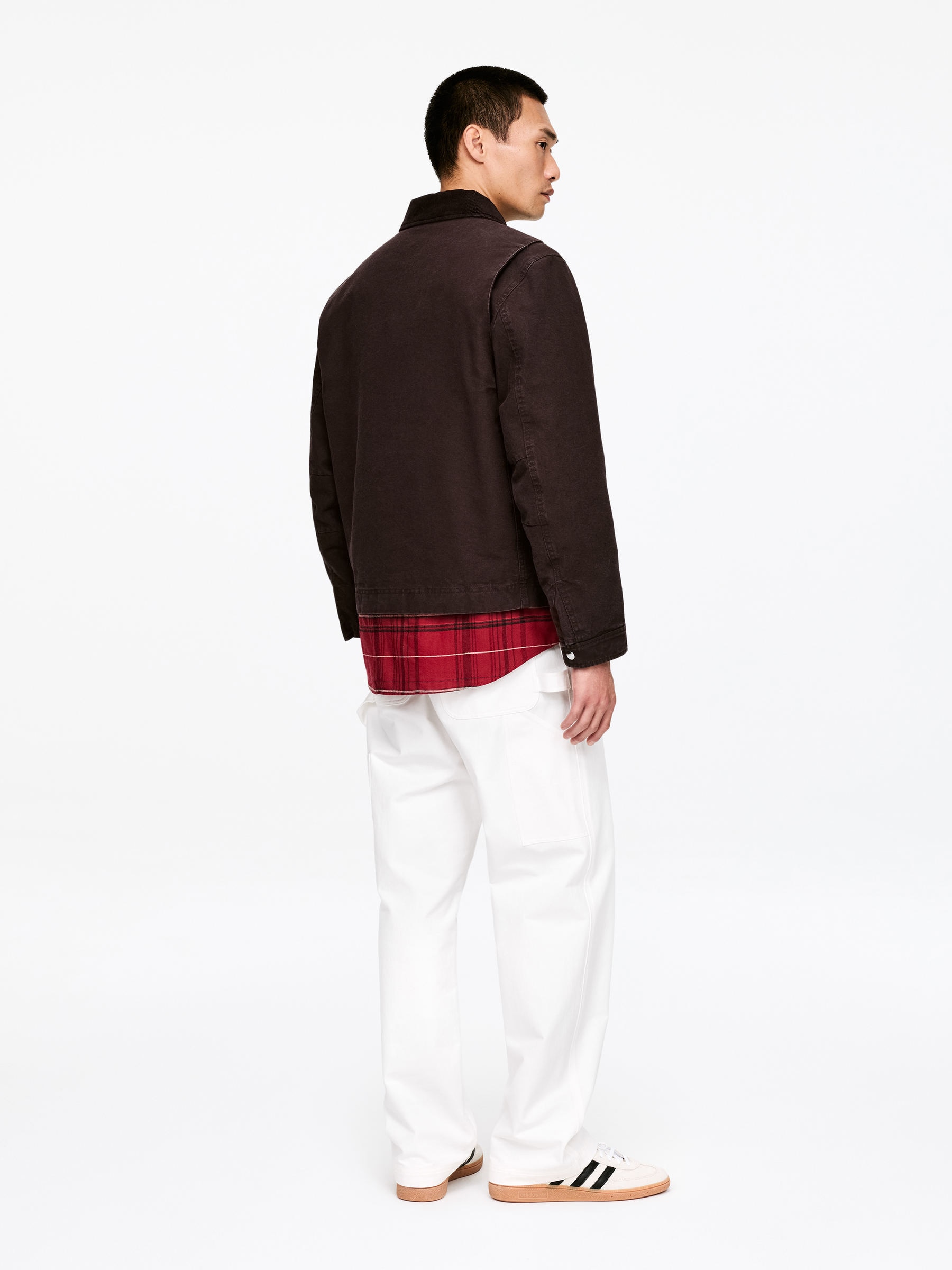 Cotton Canvas Jacket - Brown - Regular fit - Men - StillMedia/Lookbook - 11