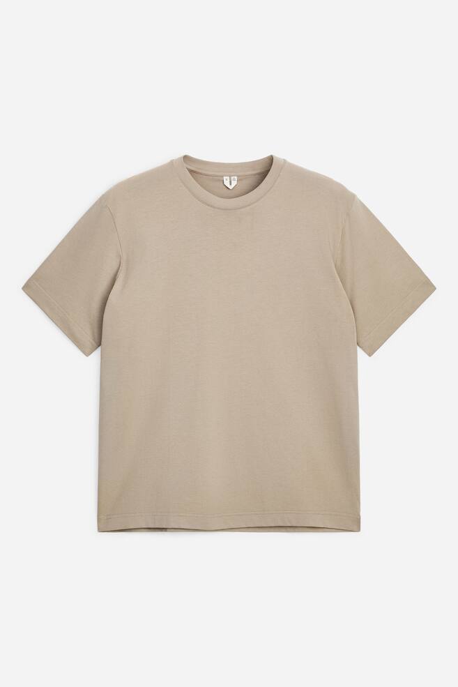 220 GSM Relaxed T-Shirt - Mole/White/Dark Blue/Light Grey Melange/Off White/Yellow/Black/Dark Green/Brown/Red/Blue - 1