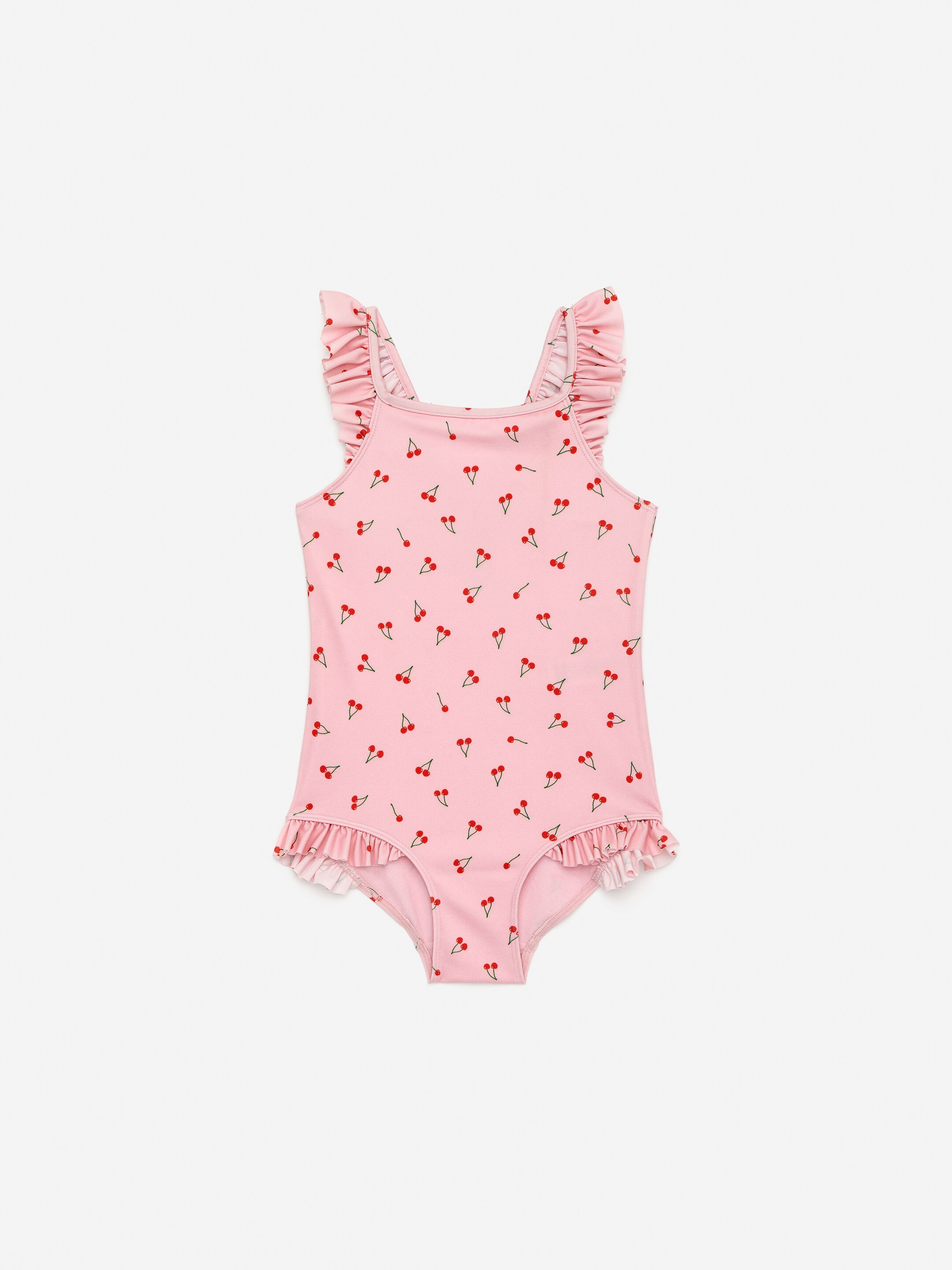 Ver imagem maior: Fato de banho com detalhe de folhos - Cor-de-rosa - CRIANÇA | H&M PT 1