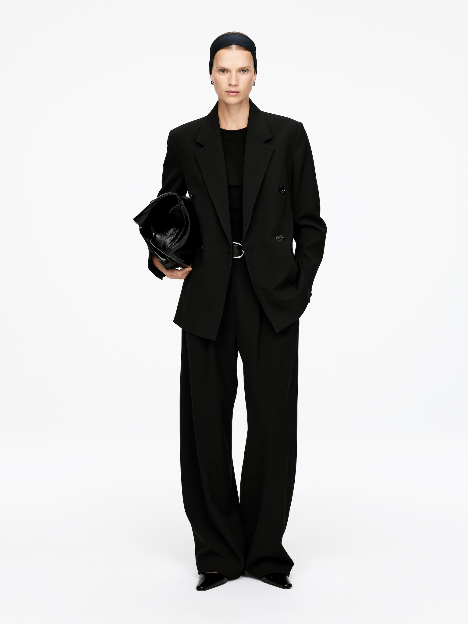 Blazer descontraído - Preto