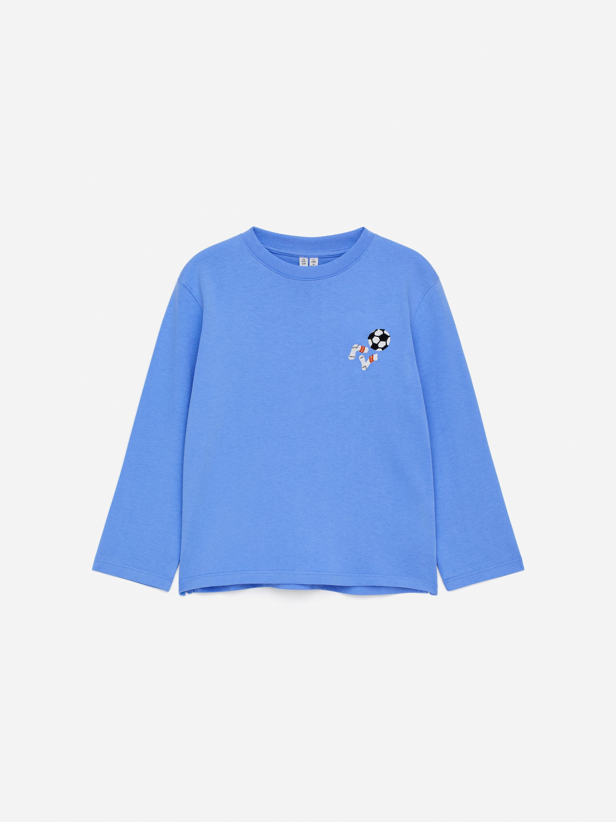 Zobacz większy obraz: T-shirt z długim rękawem - Jasnoniebieski - Dziecko | H&M PL 1