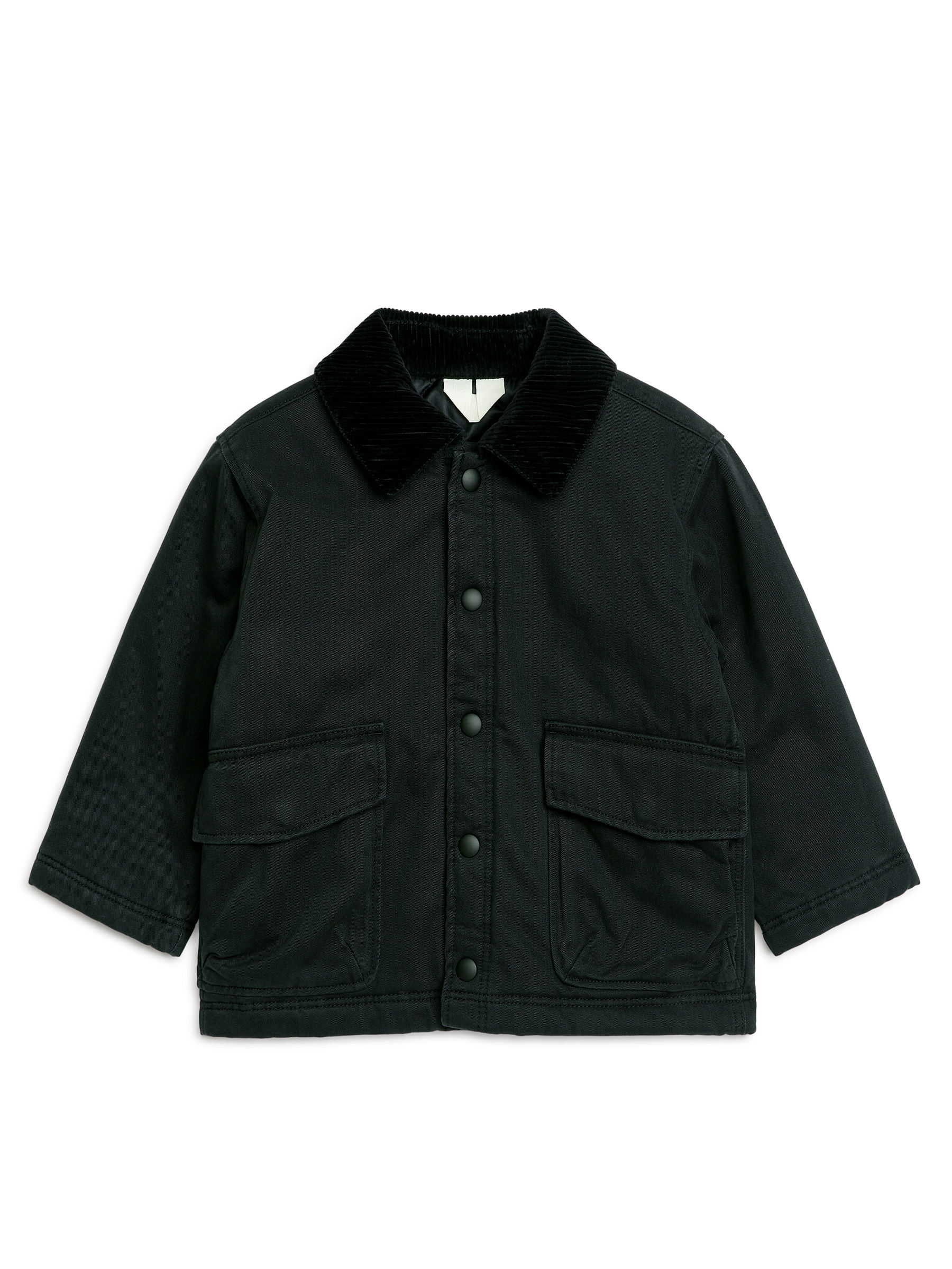 Kurtka ze sztruksowym kołnierzem - Czarny - Fason normalny - Children - StillMedia/DescriptiveStillLife - 3