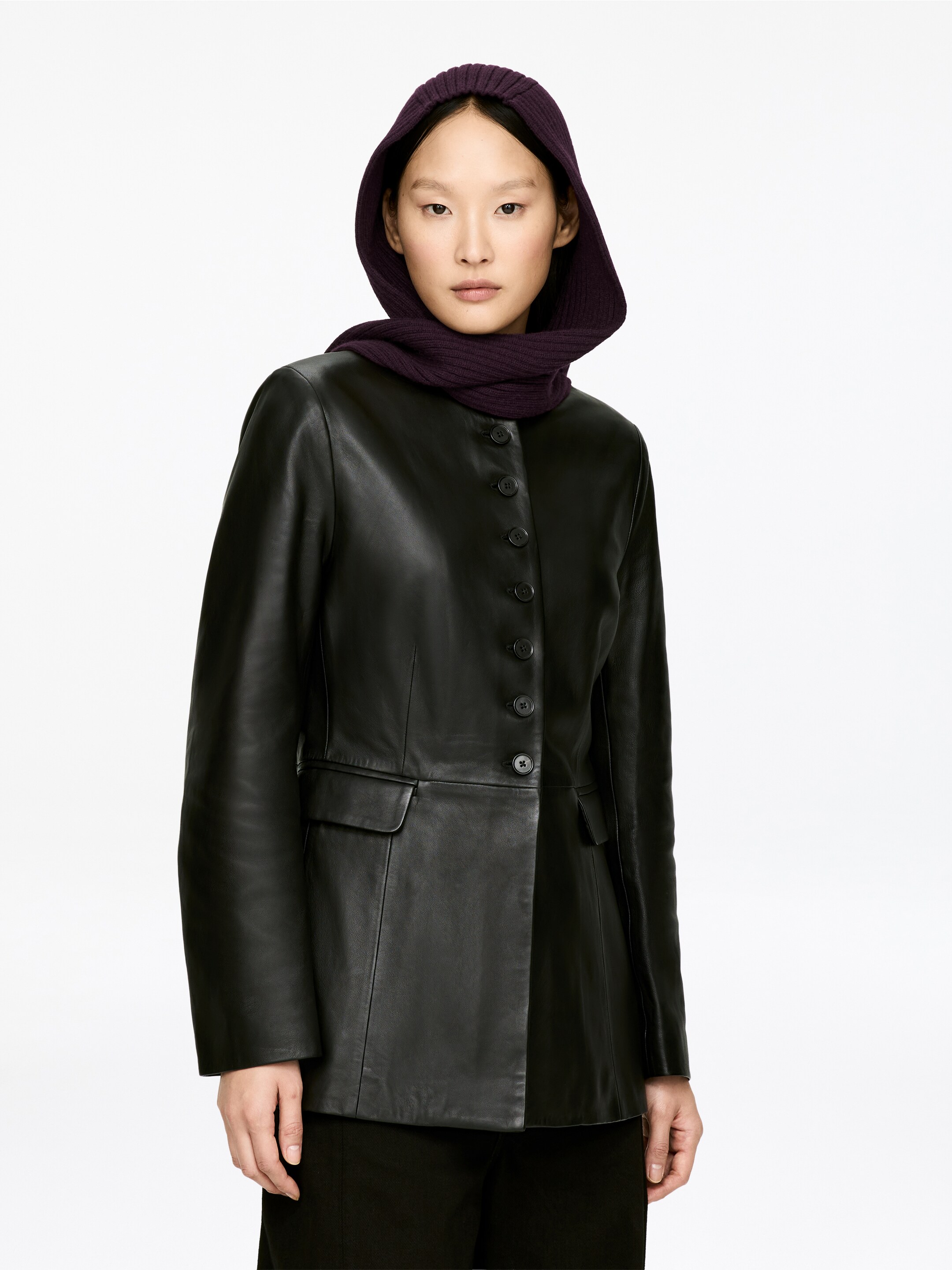 Größeres Bild ansehen: Balaclava aus Nativa-Wolle - Burgunderrot - Ladies | H&M DE 2