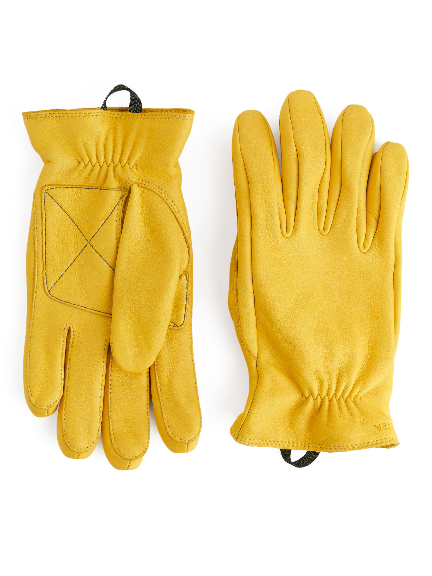 Hestra Eirik Leather Gloves - Yellow - Men - StillMedia/DescriptiveStillLife - 2