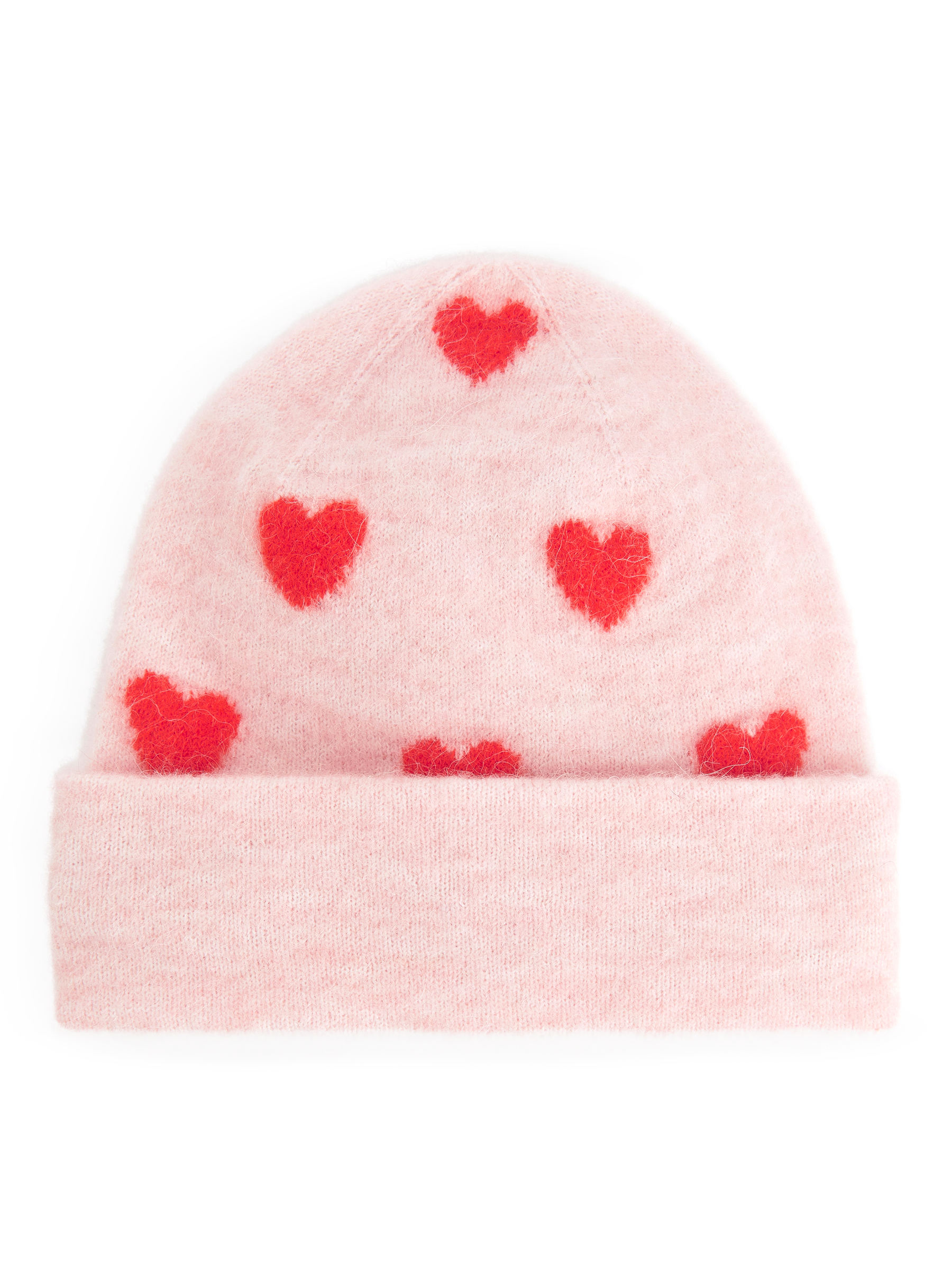 Beanie aus Wolle und Alpakawolle - Rosa/Rot - Kinder - StillMedia/DescriptiveStillLife - 1