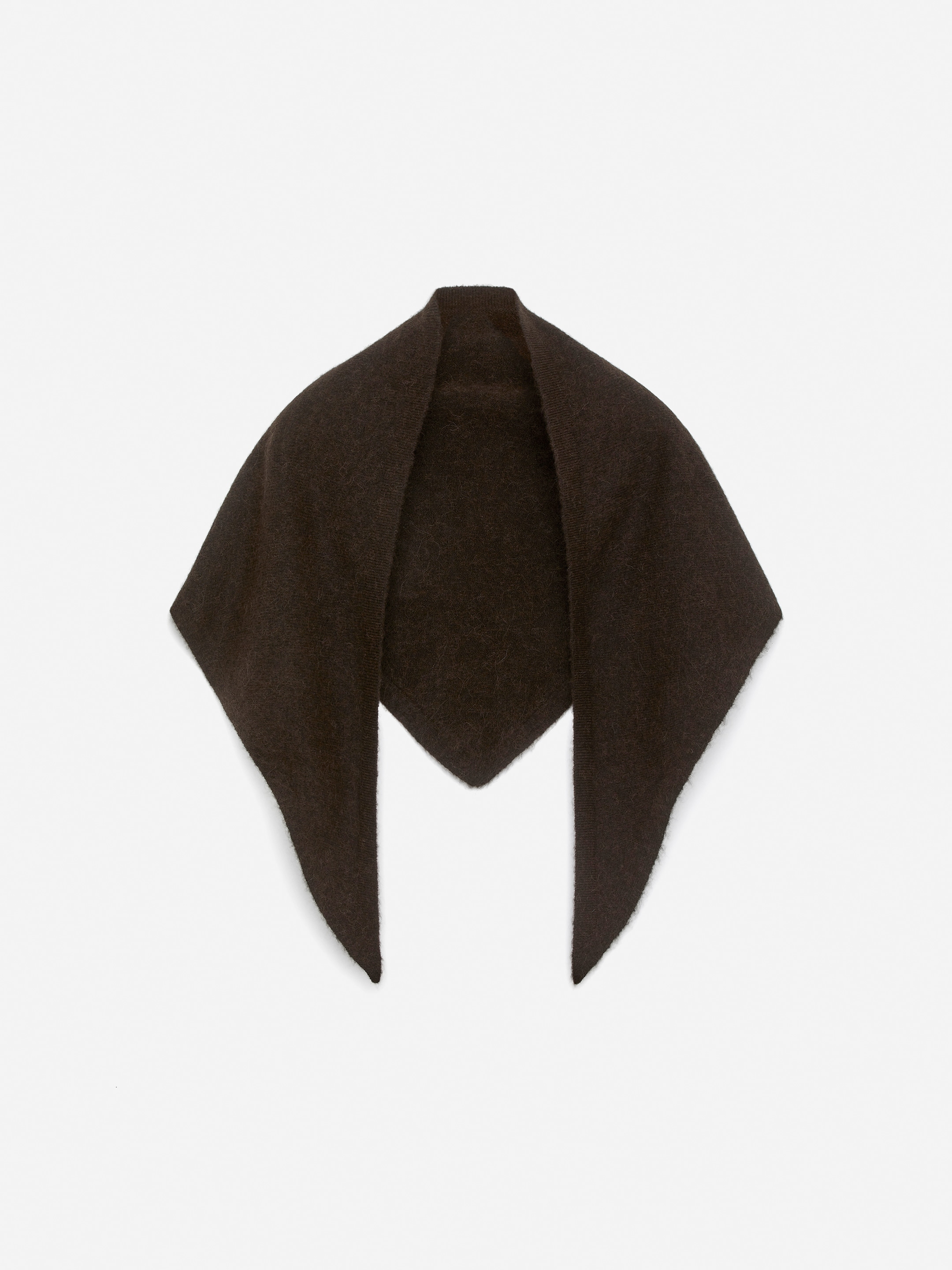 Agrandir l'image: Écharpe en mélange de laine et d'alpaga - Marron foncé - FEMME | H&M CH 3