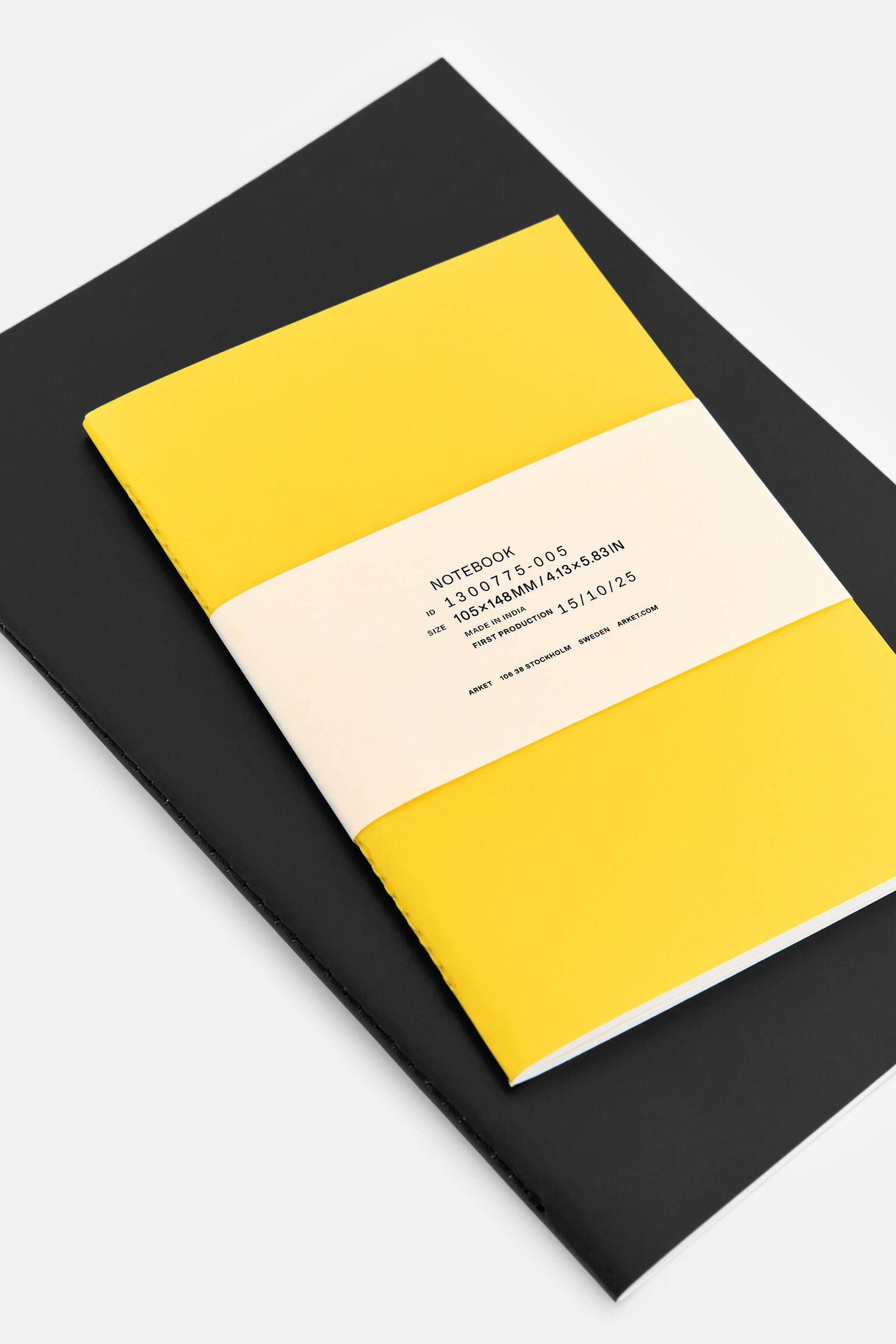 A6-Notizbuch - Gelb/Grün - 2