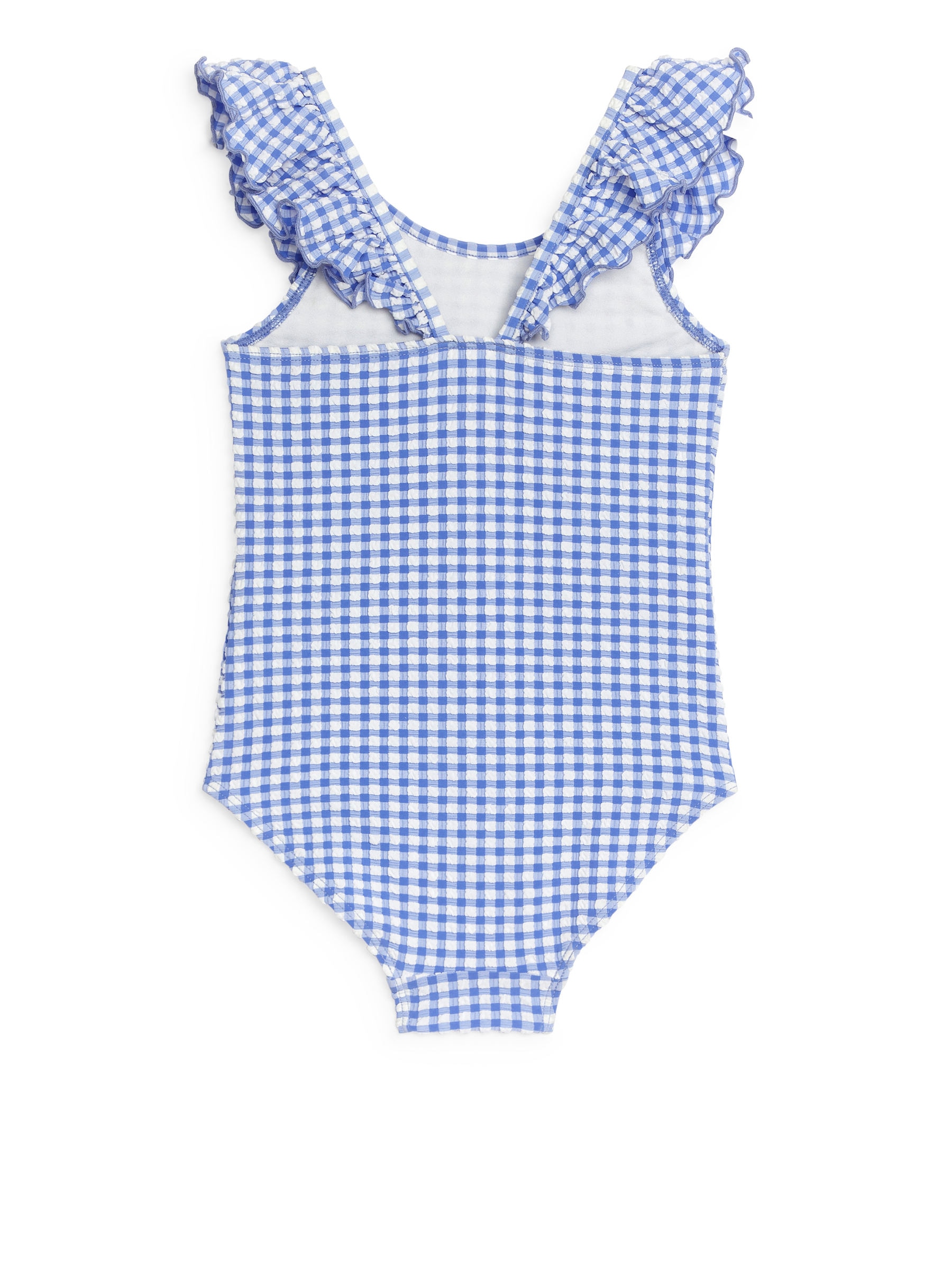 Gingham Swimsuit - Blue/White - Regular fit - Children - StillMedia/DescriptiveStillLife - 1