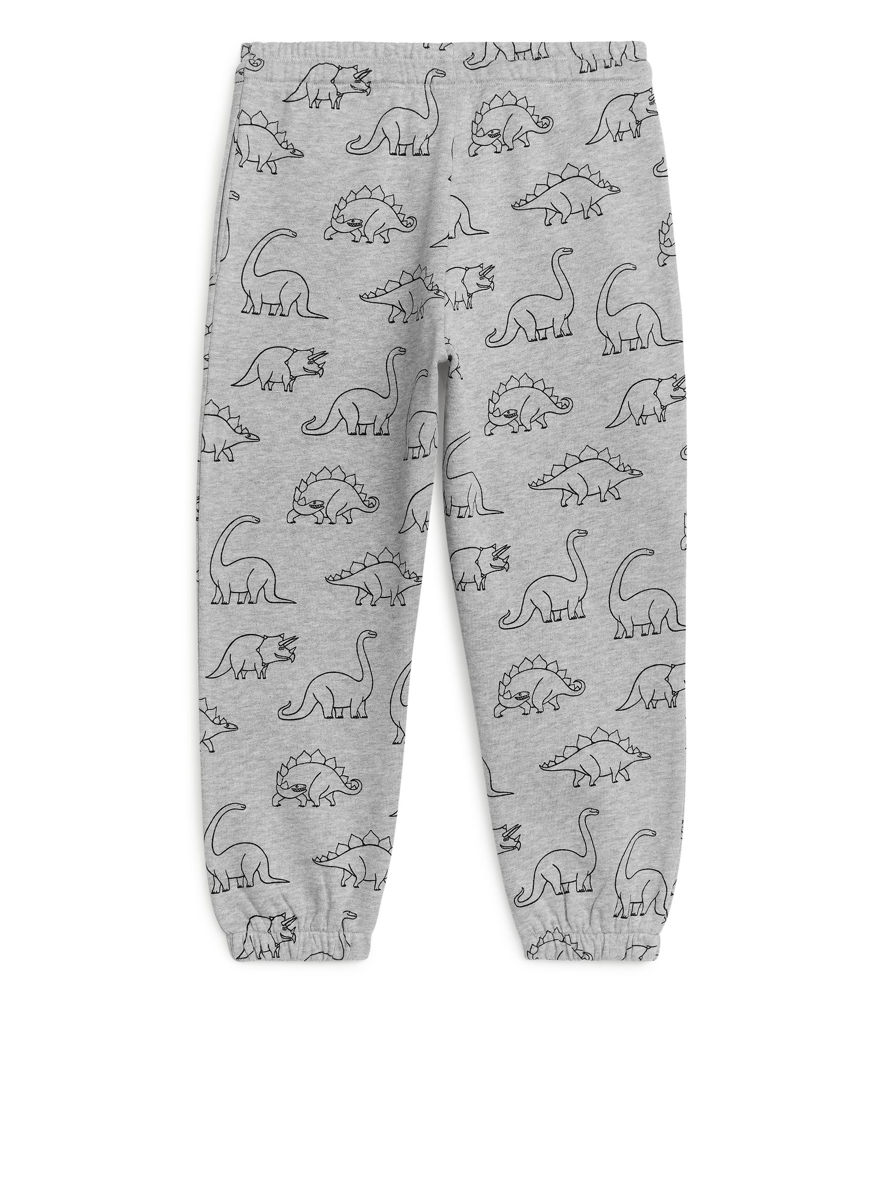 French Terry Sweatpants - Grey/Dino - Loose fit - Children - StillMedia/DescriptiveStillLife - 3