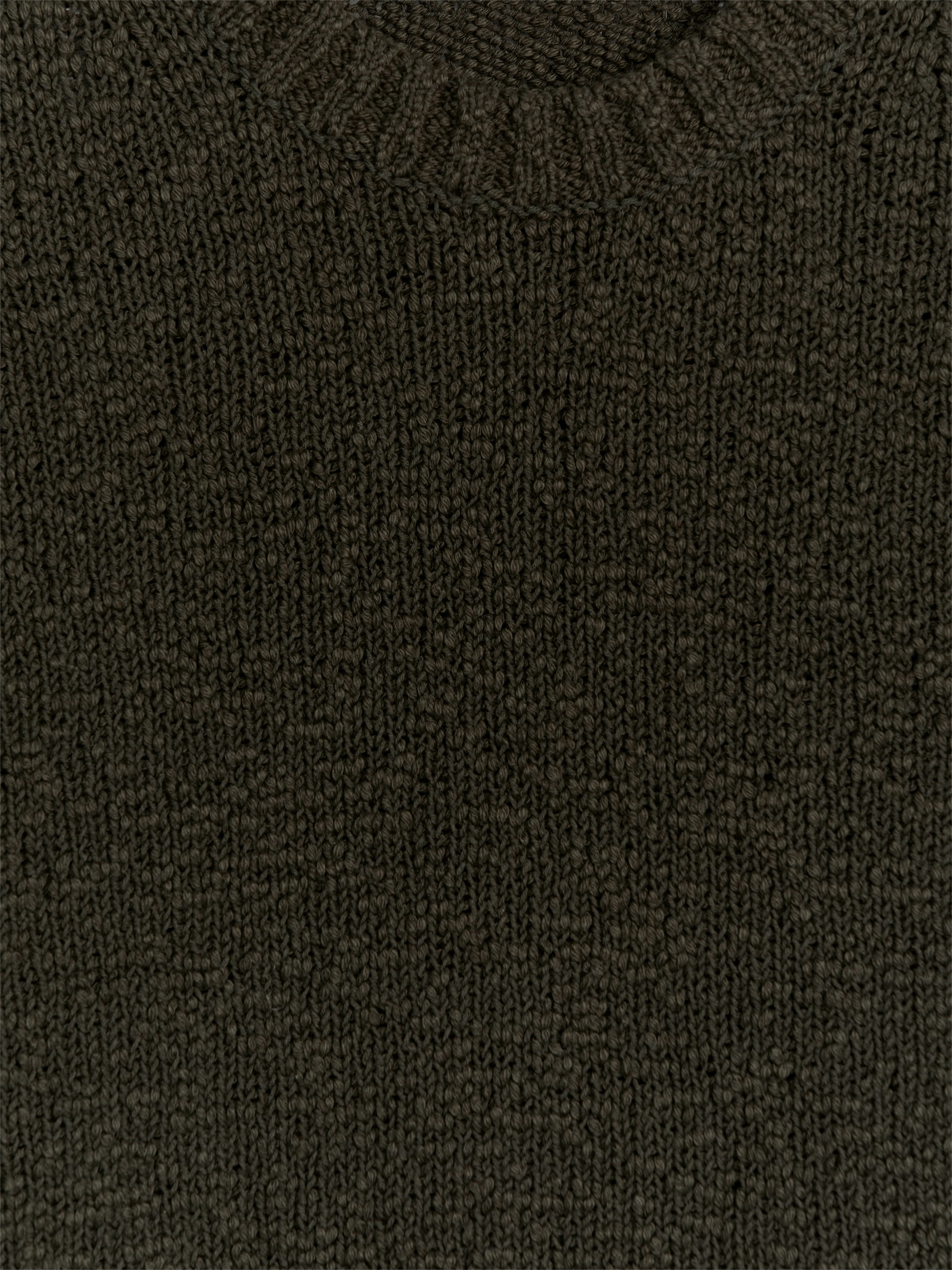 Bändchengarn-Pullover - Dunkelgrün - Regular Fit - Herren - StillMedia/DescriptiveDetail - 1