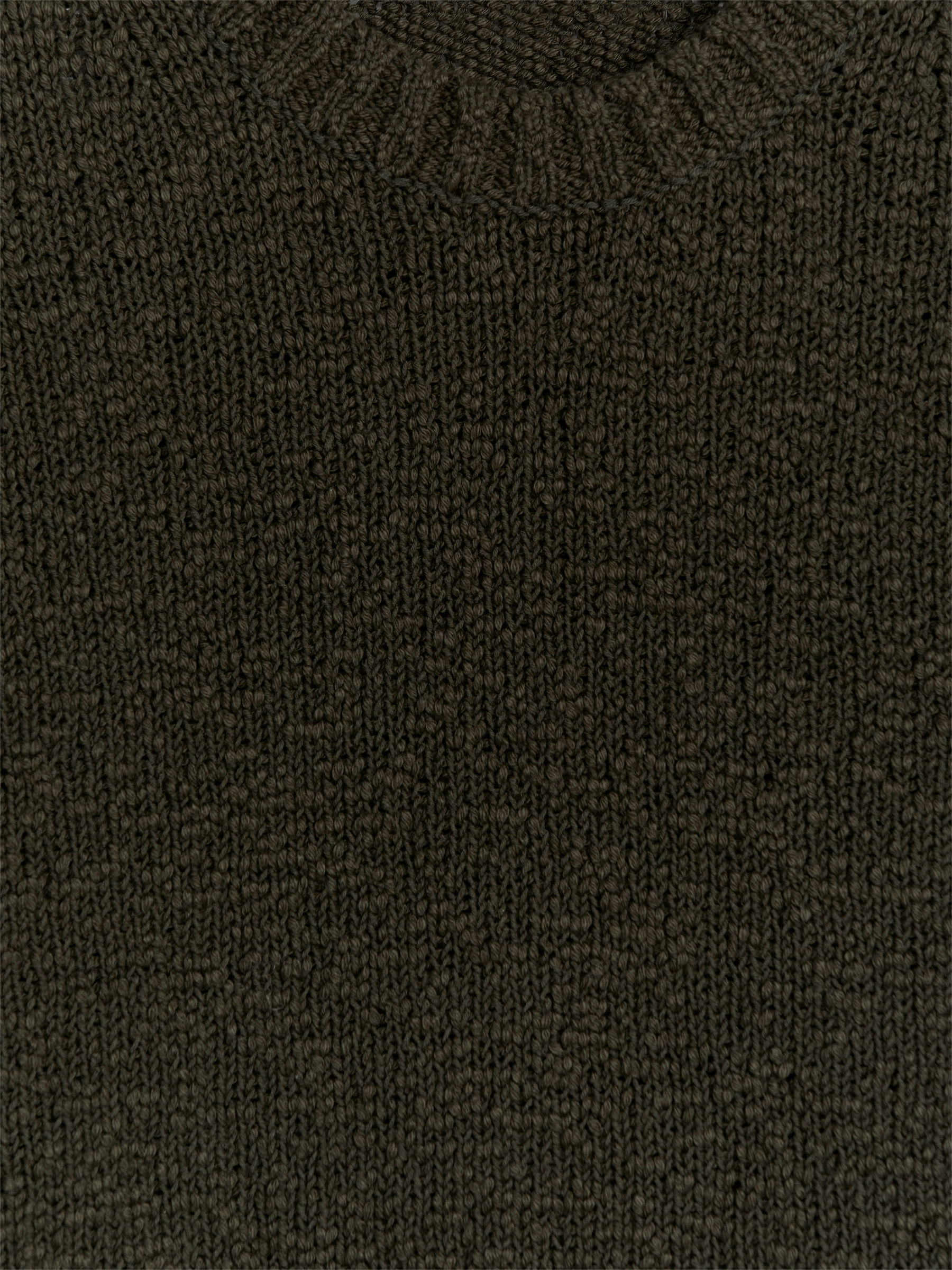 Tape Yarn Jumper - Dark Green - Regular fit - Men - StillMedia/DescriptiveDetail - 1