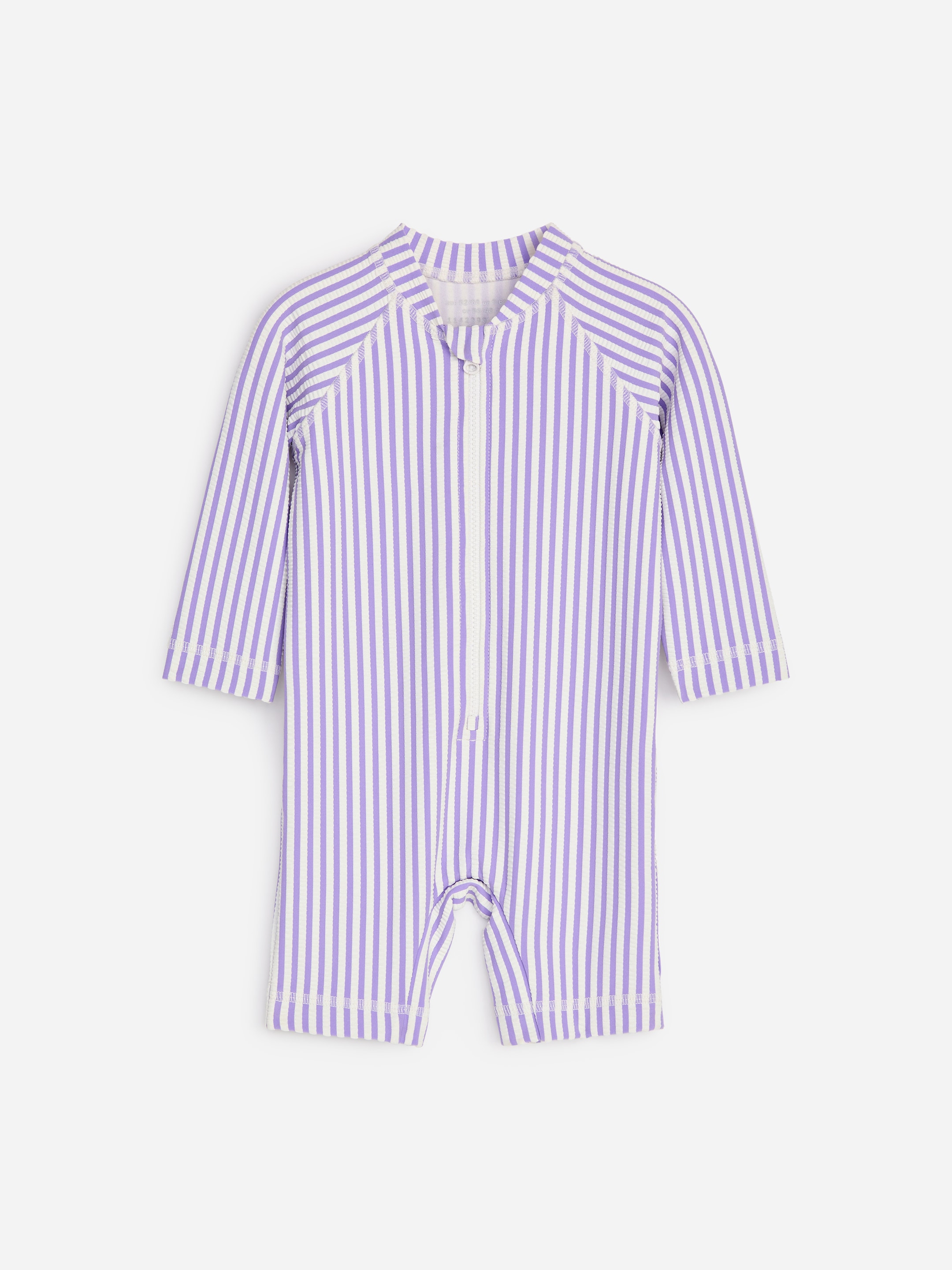 Long Seersucker UV Swim Overall-Purple-19198