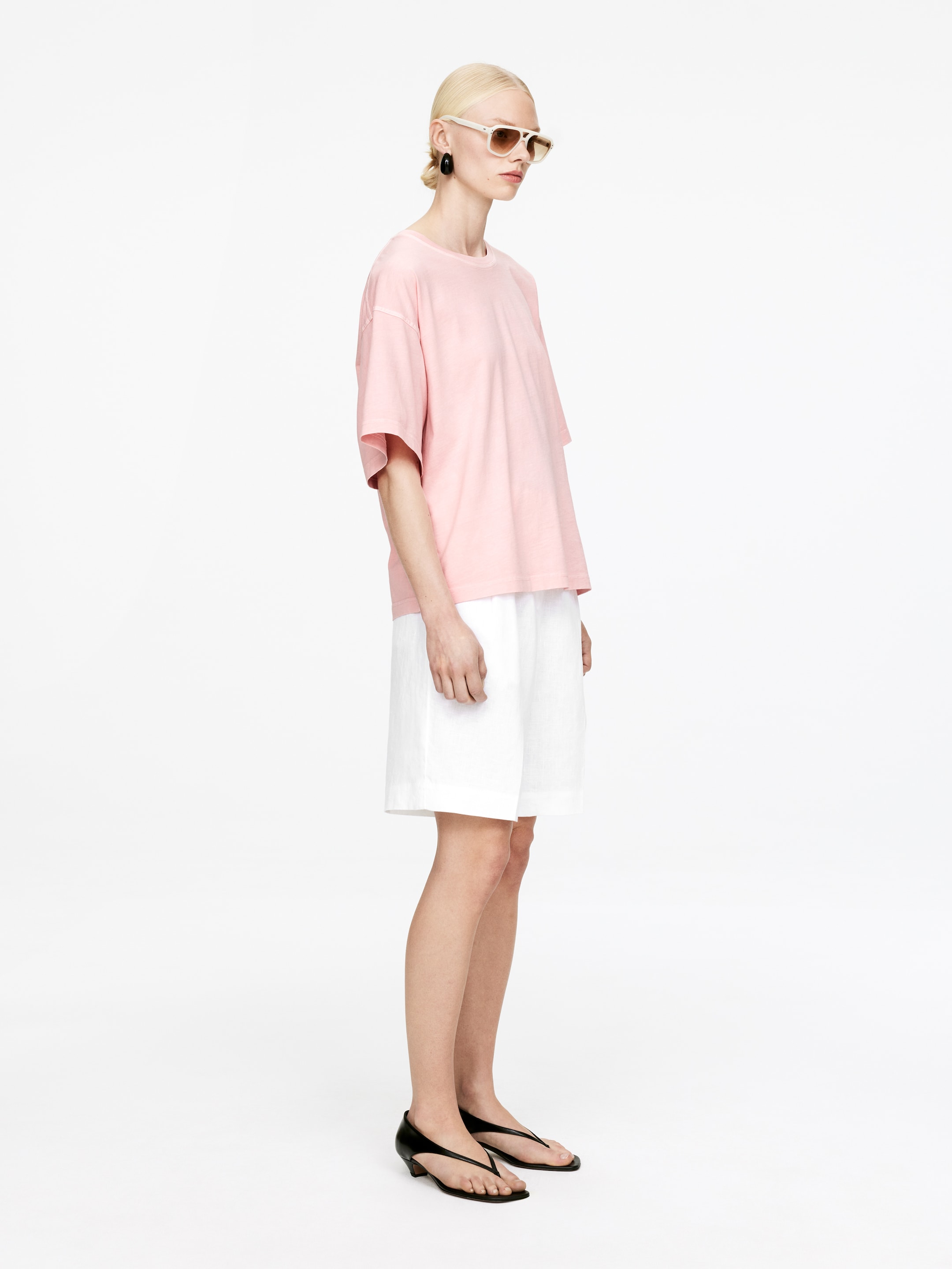 Se større billede: T-shirt i bomuld - Pink - DAME | H&M DK 3