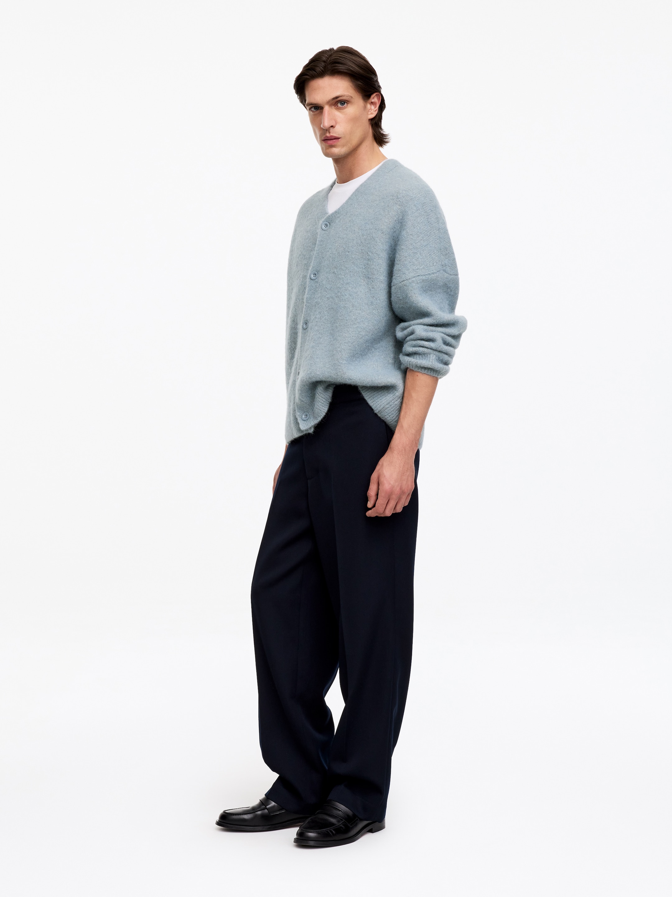 Gilet en laine - Turquoise - Regular fit - men - StillMedia/Lookbook - 3