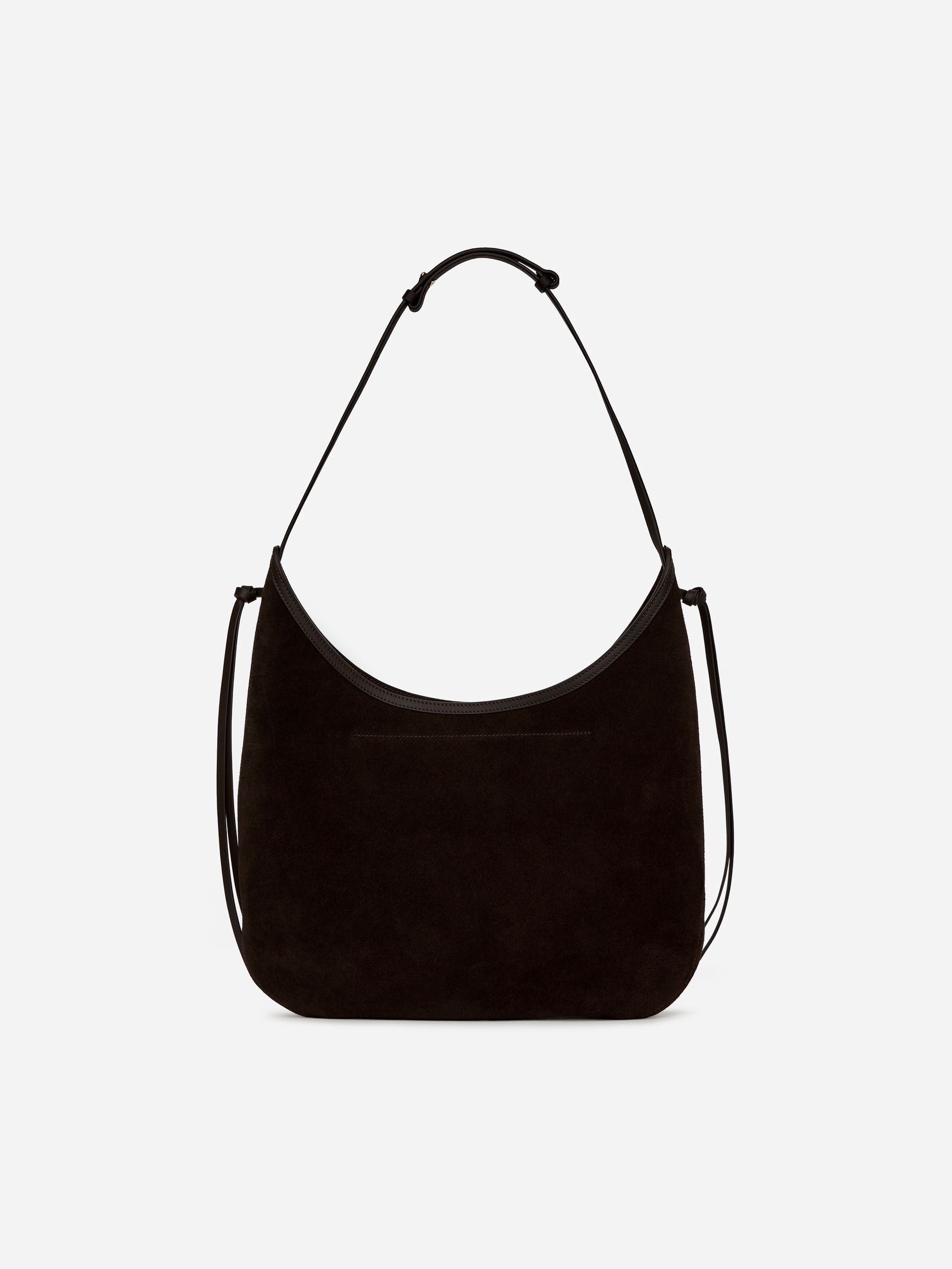 Suede Shoulder Bag - Dark Brown - Women - StillMedia/DescriptiveStillLife - 3