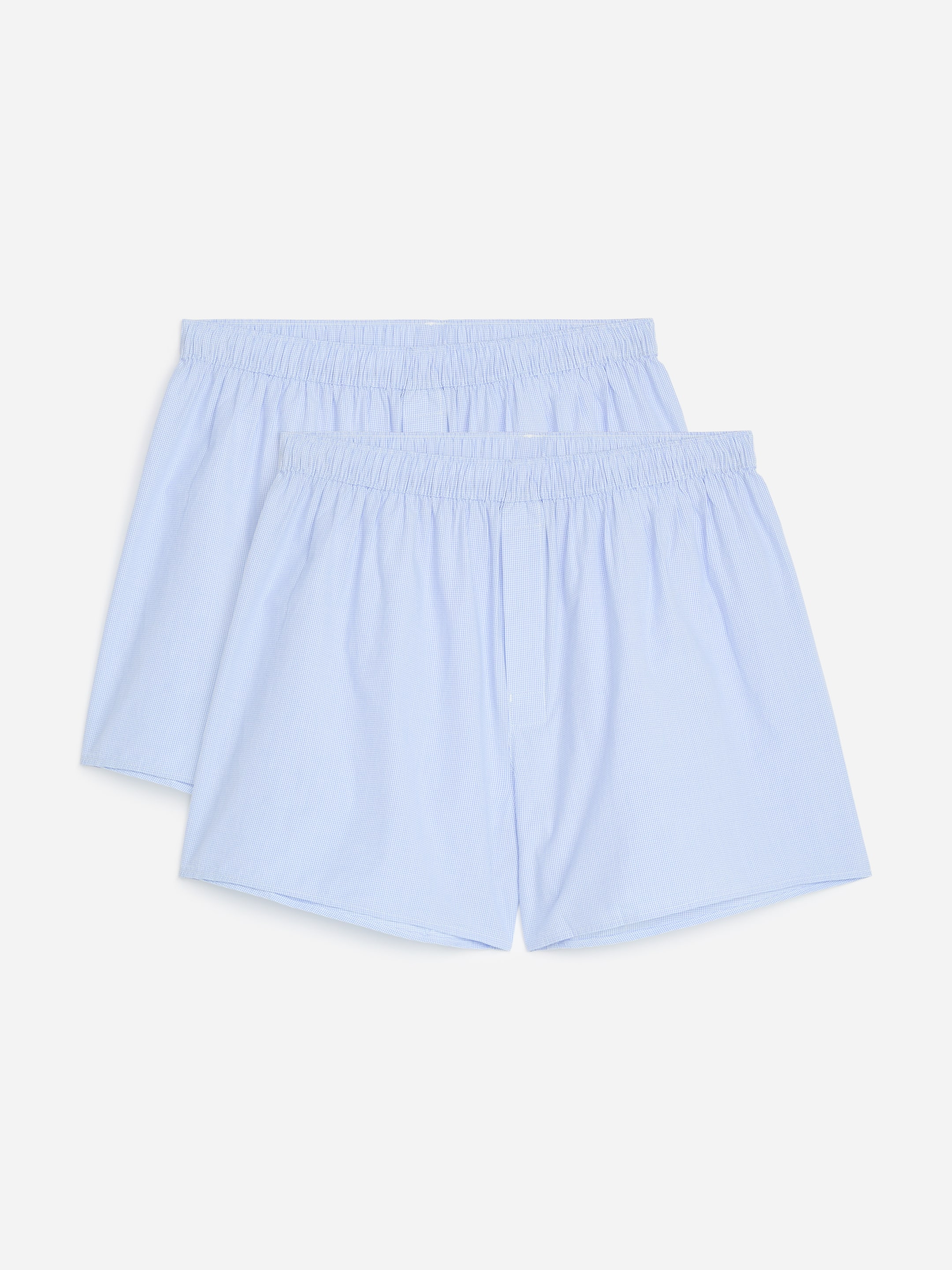 Caleçons tissés, lot de 2 - Bleu clair/Petits carreaux - Regular fit - Homme - StillMedia/DescriptiveStillLife - 7