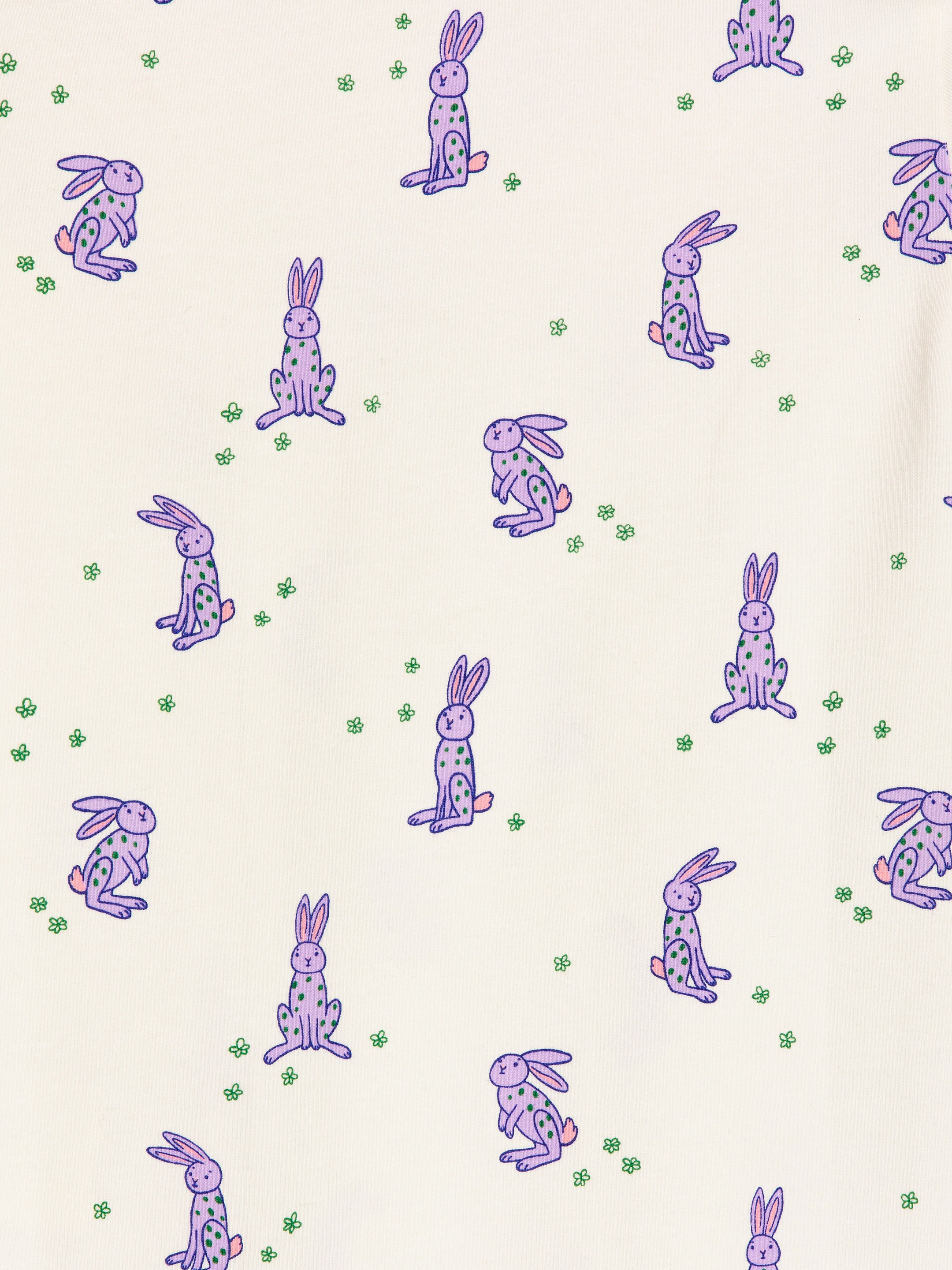 Visa större bild: Trikåpyjamas - Vit - BARN | H&M FI 3