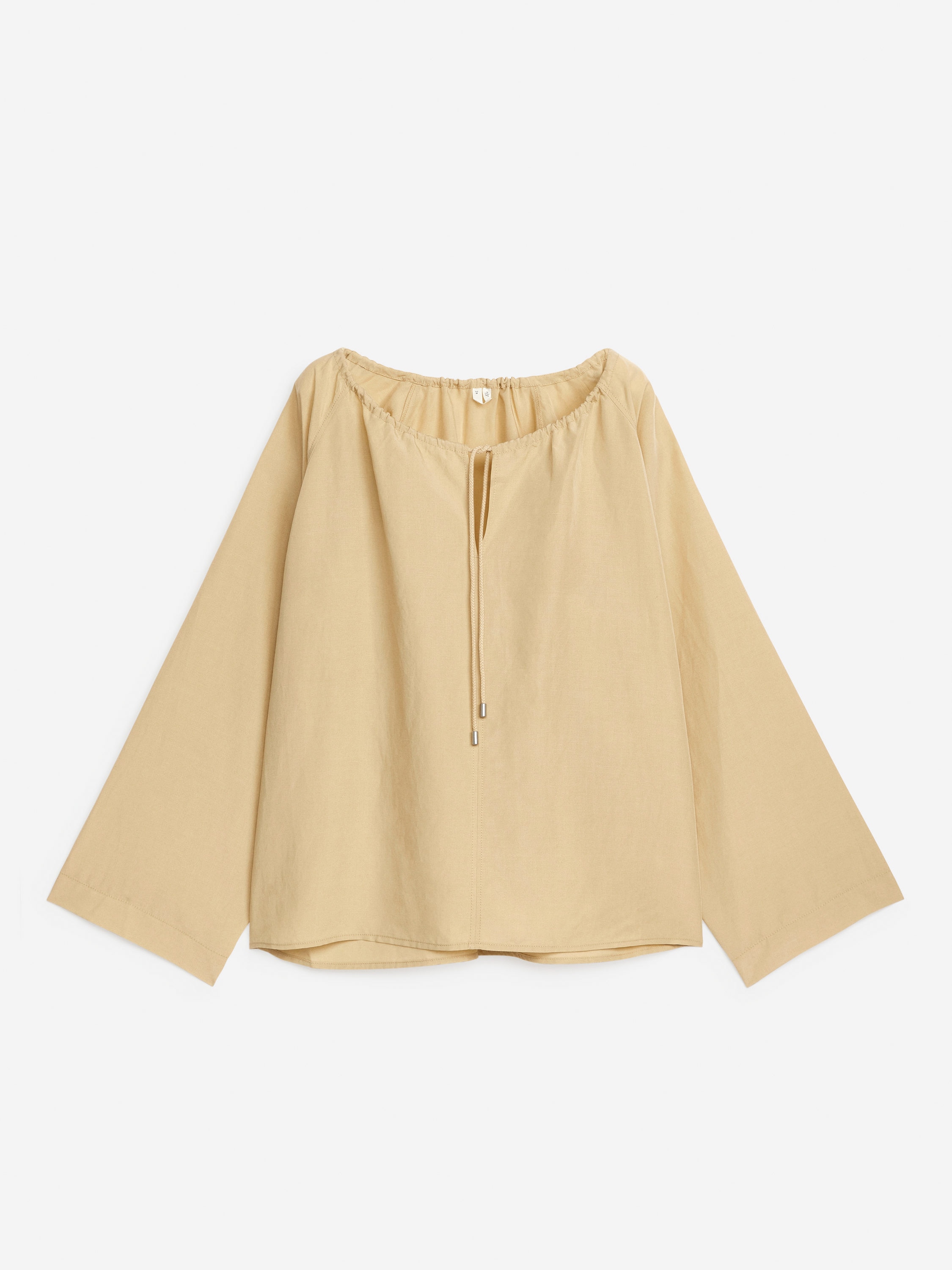 Lyocell-Linen Blouse-Yellow-8201