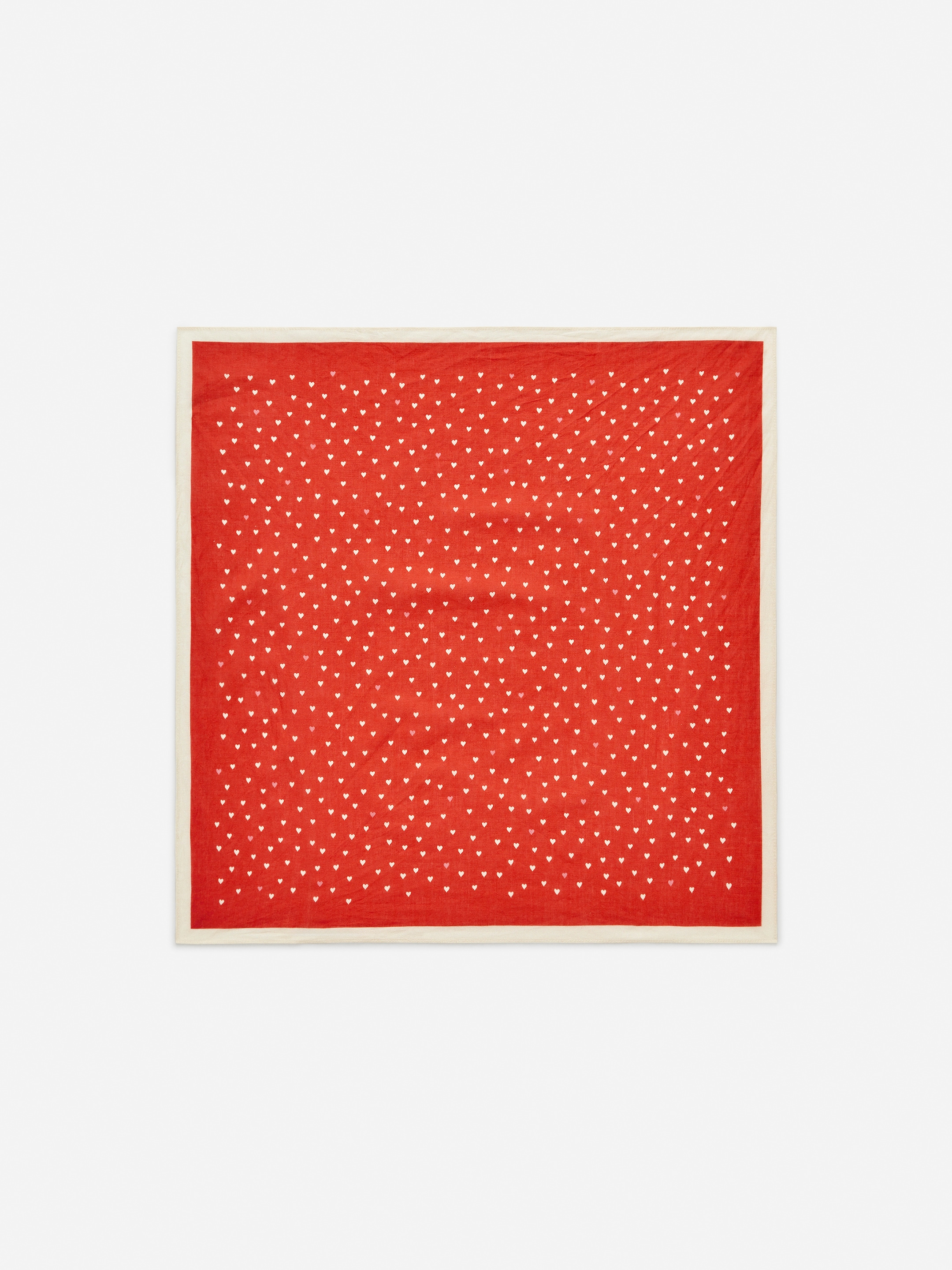 Bandana aus Baumwolle - Weiß/Rot - Kinder - StillMedia/DescriptiveStillLife - 1