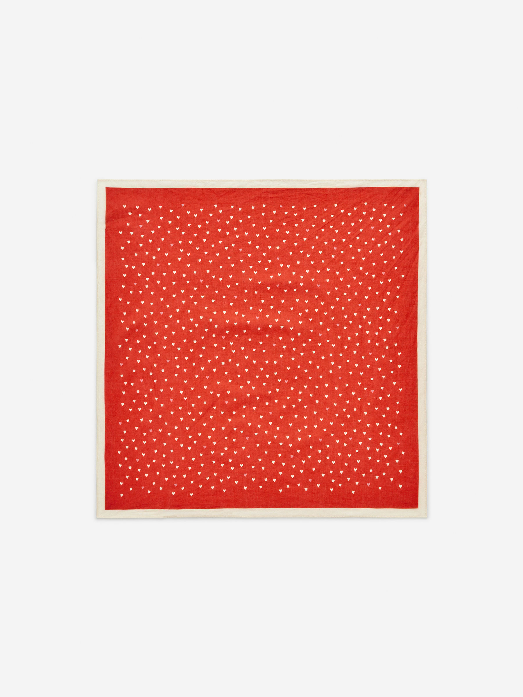Cotton Bandana - White/Red - Children - StillMedia/DescriptiveStillLife - 1