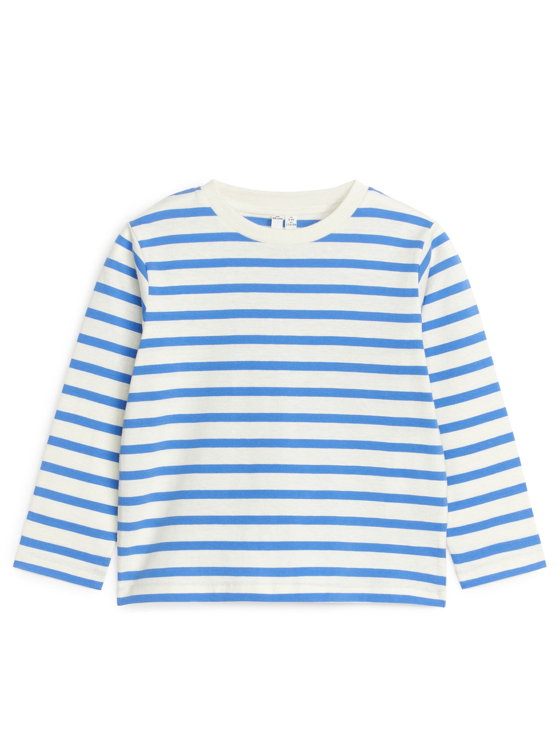Langärmeliges T-Shirt im 2er-Pack - Blauer Streifen/Khaki - Regular Fit - Kinder - StillMedia/DescriptiveStillLife - 1