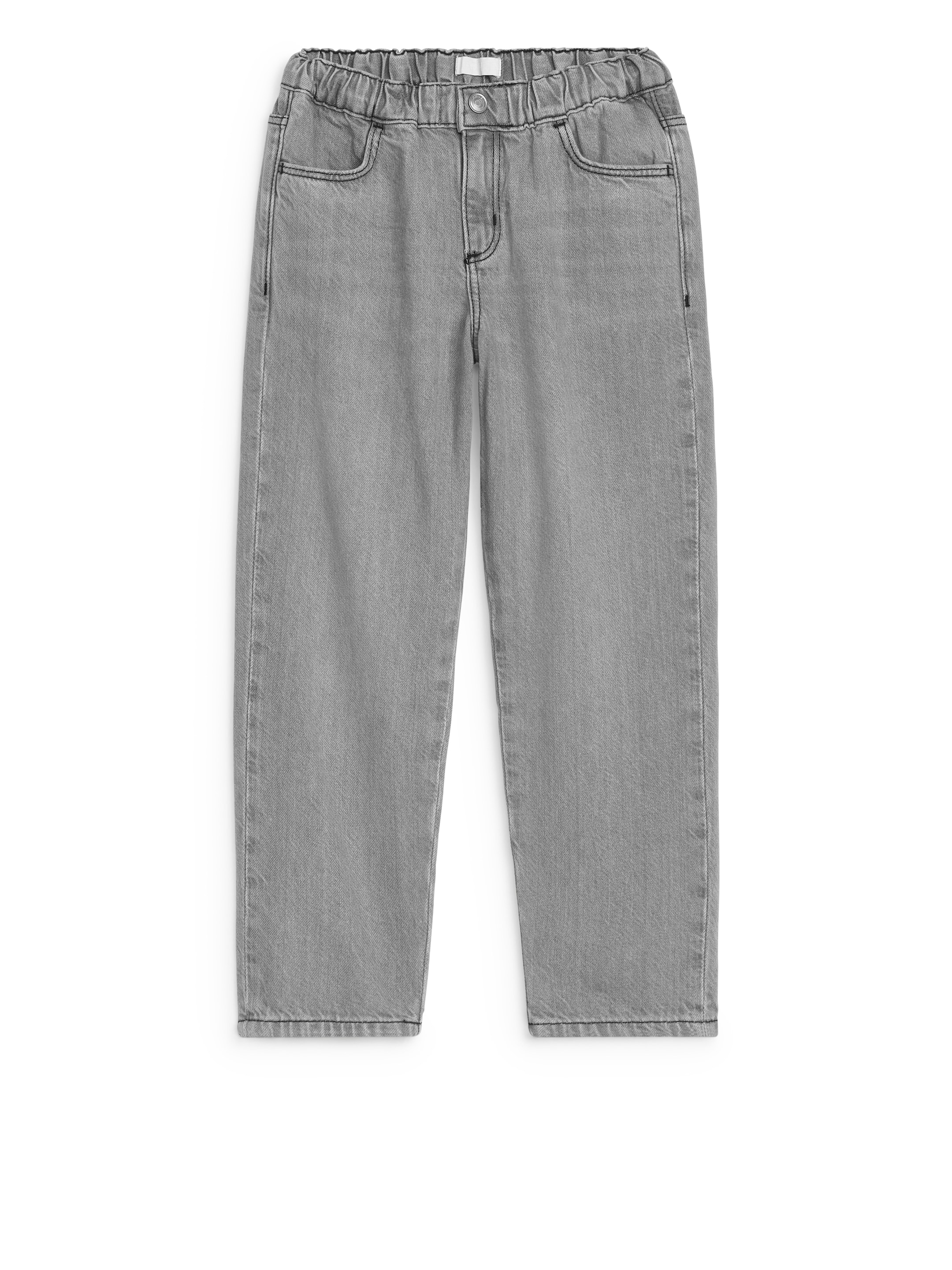 Pull-On Denim Trousers-#8f8f8e-13796
