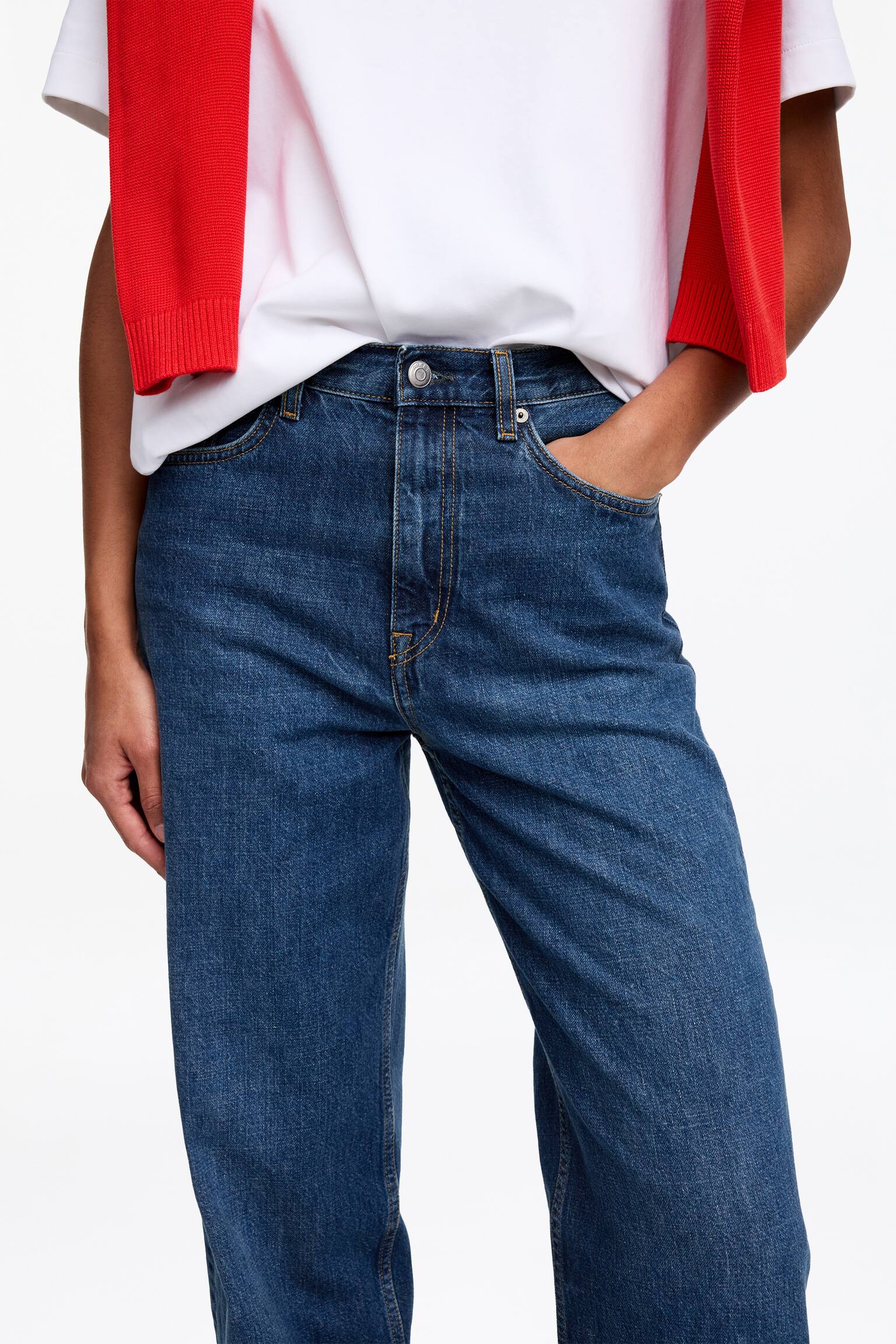 CORAL leveät farkut - Sininen/Luonnonvalkoinen/Sininen/Tummanharmaa/Tummansininen/Beige - 3