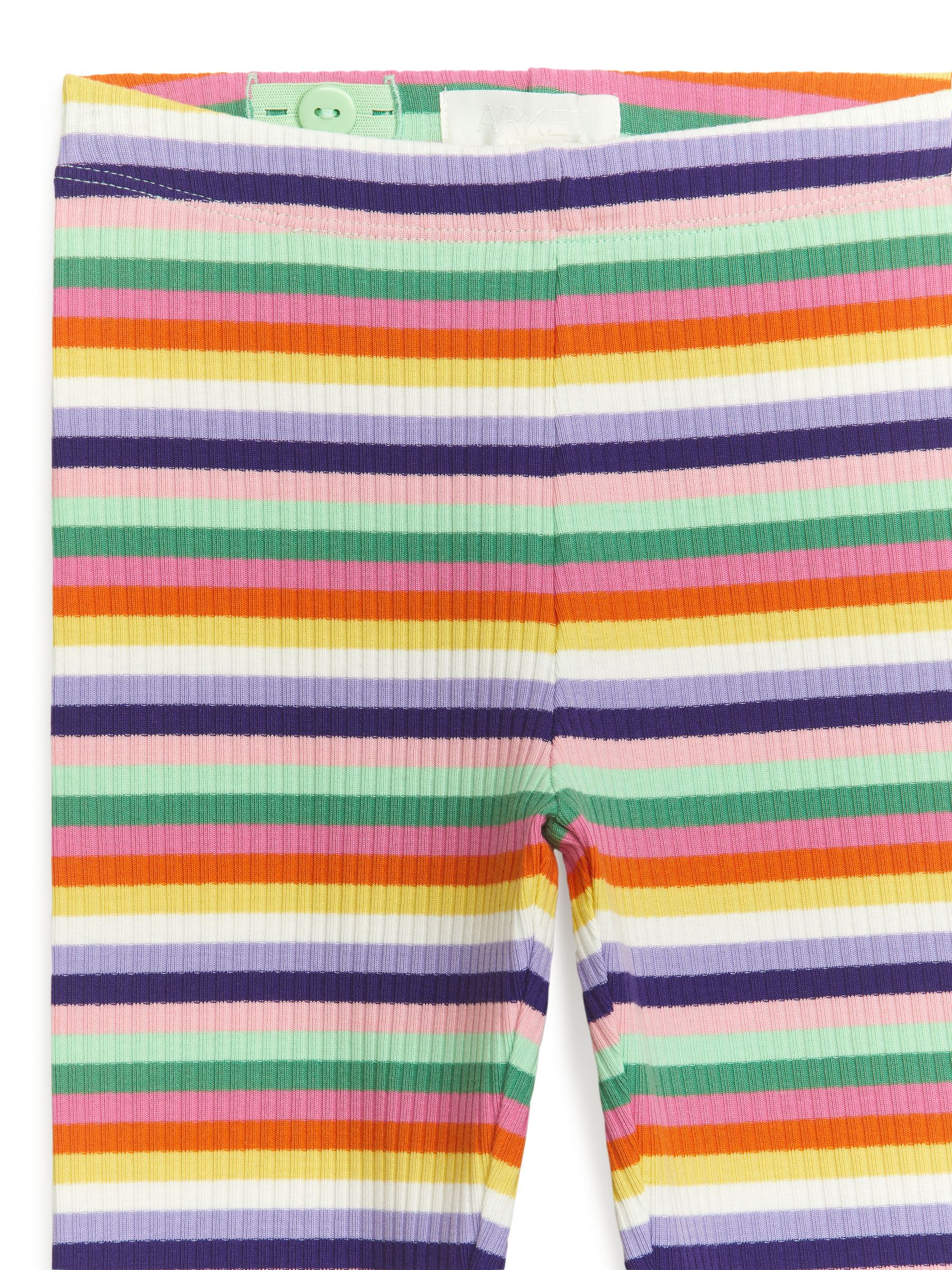 Gerippte Jersey-Leggings - Bunt gestreift - Regular Fit - Kinder - StillMedia/DescriptiveDetail - 3